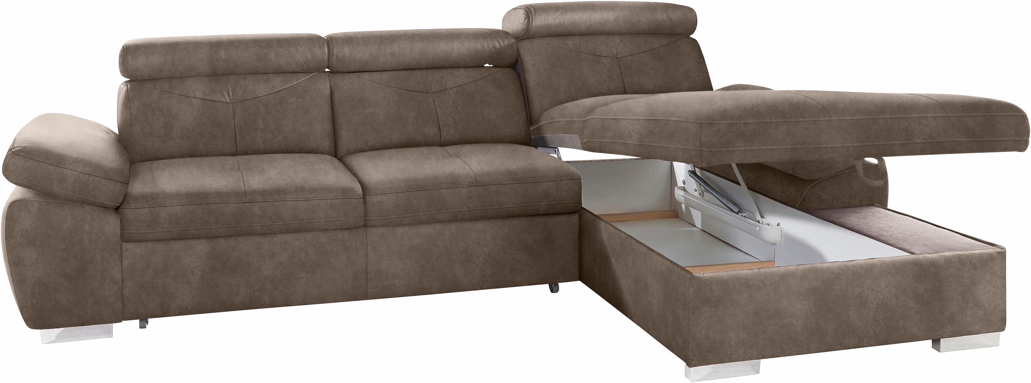 Thumbnail - exxpo - sofa fashion Ecksofa "Spring, super bequem, mit Armteil- und Kopfteilfunktion, OTTOs Choice", L-Form, wahlweise ...