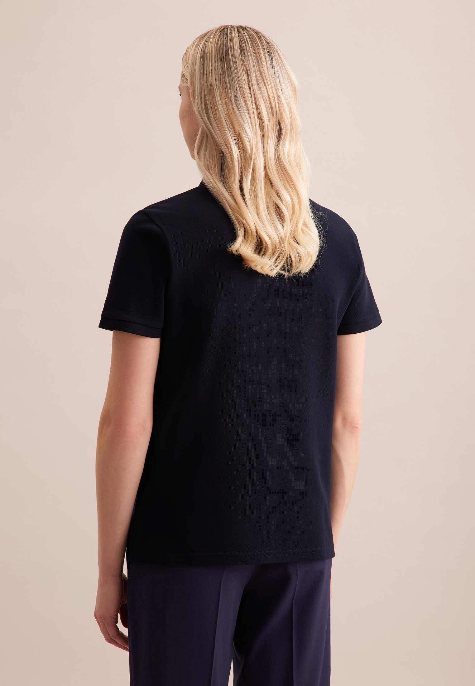 seidensticker Poloshirt "Schwarze Rose", 1/2 Kragen Uni günstig online kaufen