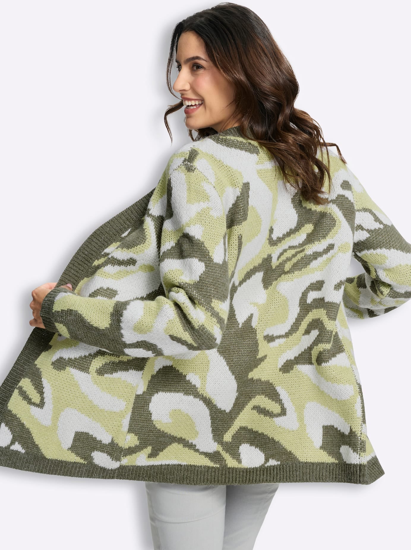 Inspirationen Jacquardstrickjacke