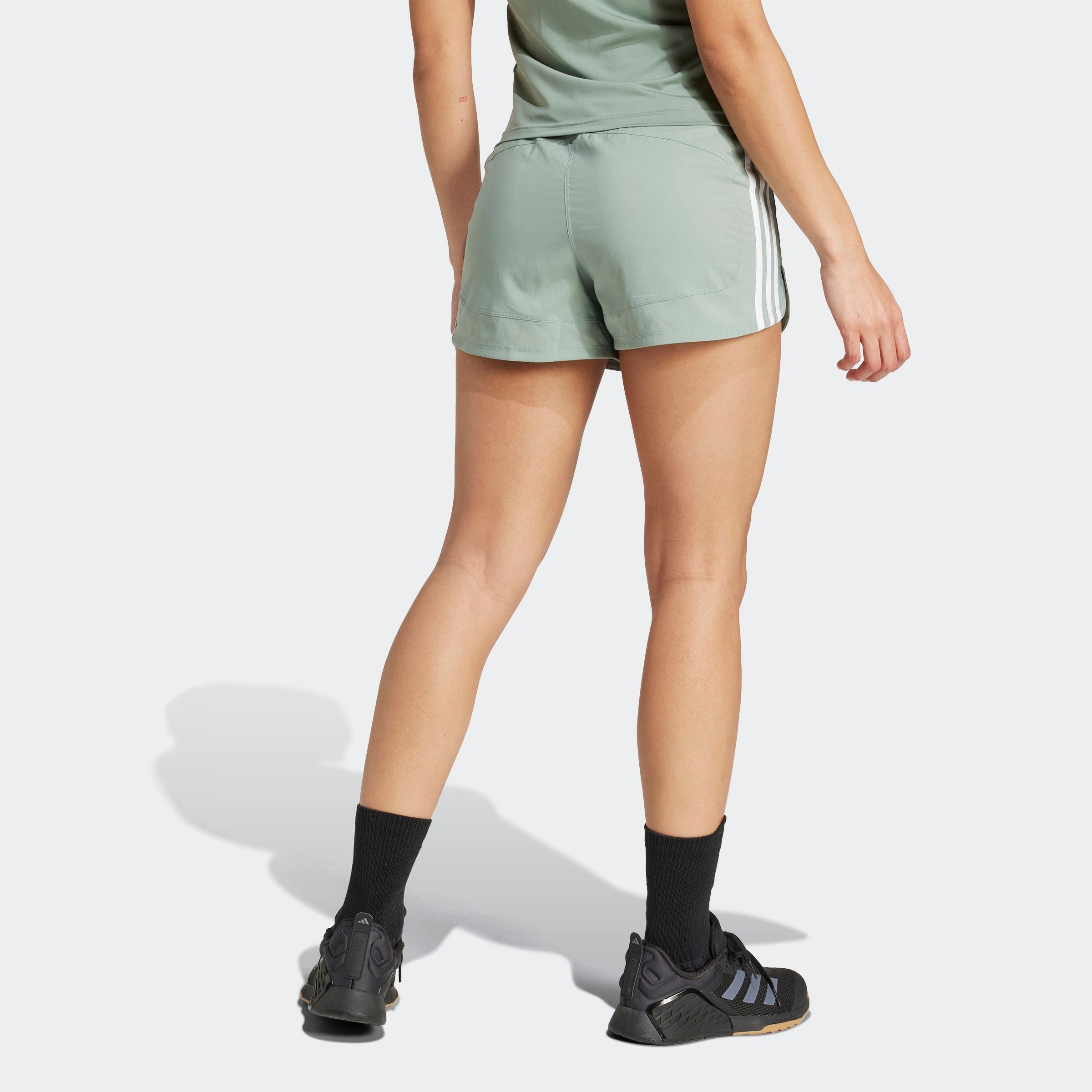 adidas Performance Shorts »PACER WVN HIGH«, (1 tlg.), Woven Trainingsshorts mit hohem Bund