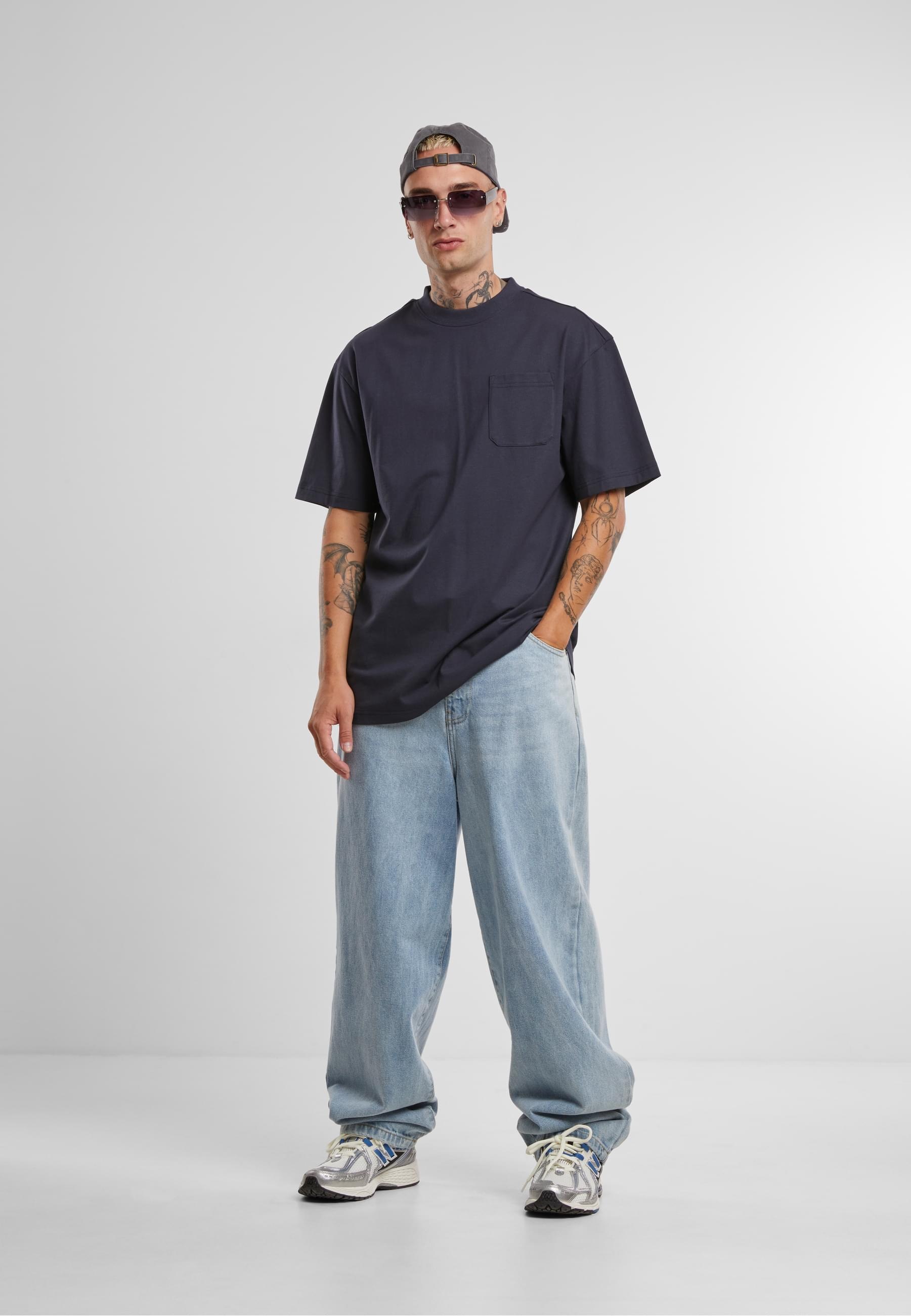 URBAN CLASSICS Langarmshirt »Urban Classics Tall Pocket Tee«, (1 tlg.)