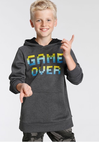 KIDSWORLD Kapuzensweatshirt »GAME OVER«, in melierter Qualität kaufen