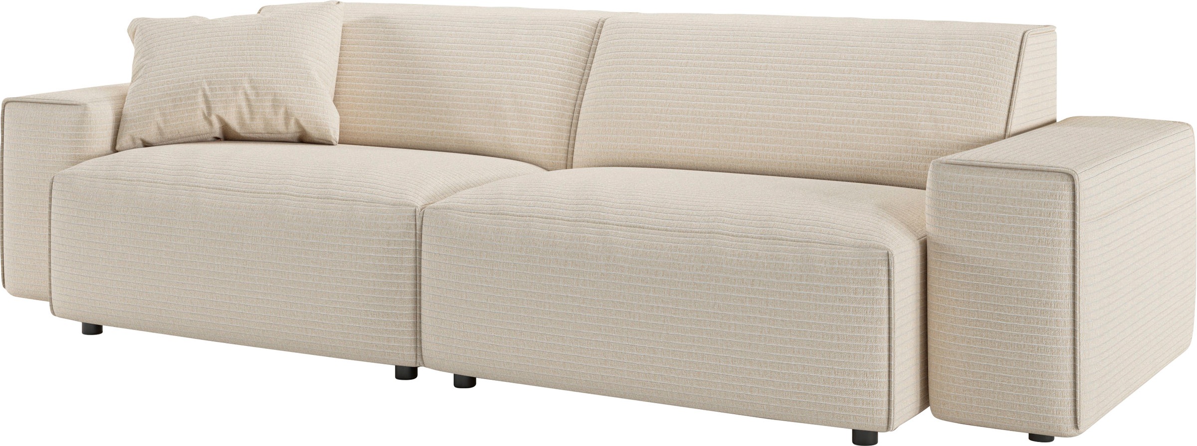 andas Big-Sofa »Glimminge  auch in Breitcord, Feincord + Easy care-Bezug,«, besondere Kedernähte Zierkissen
