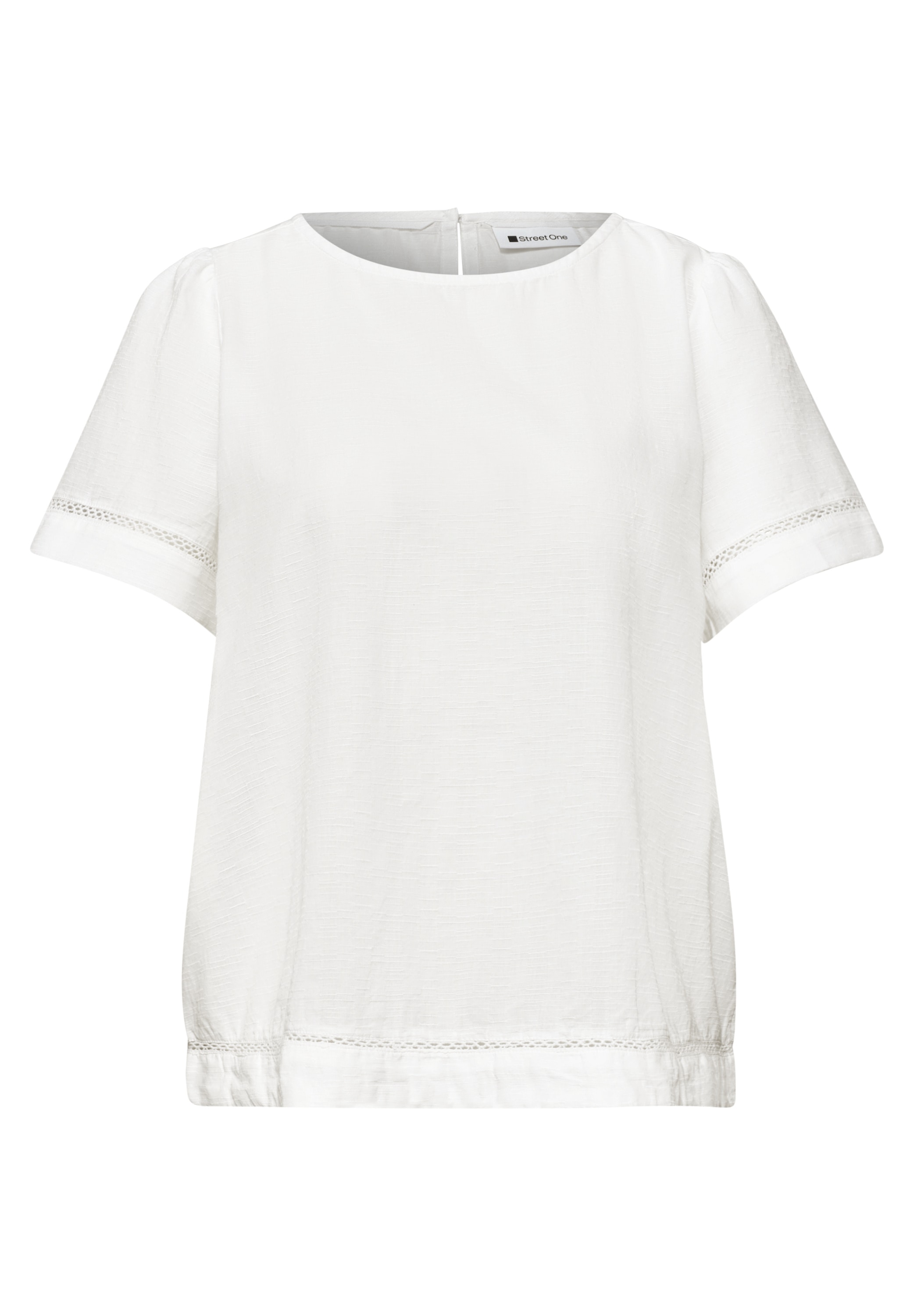 STREET ONE Shirtbluse mit Rundhalsausschnitt