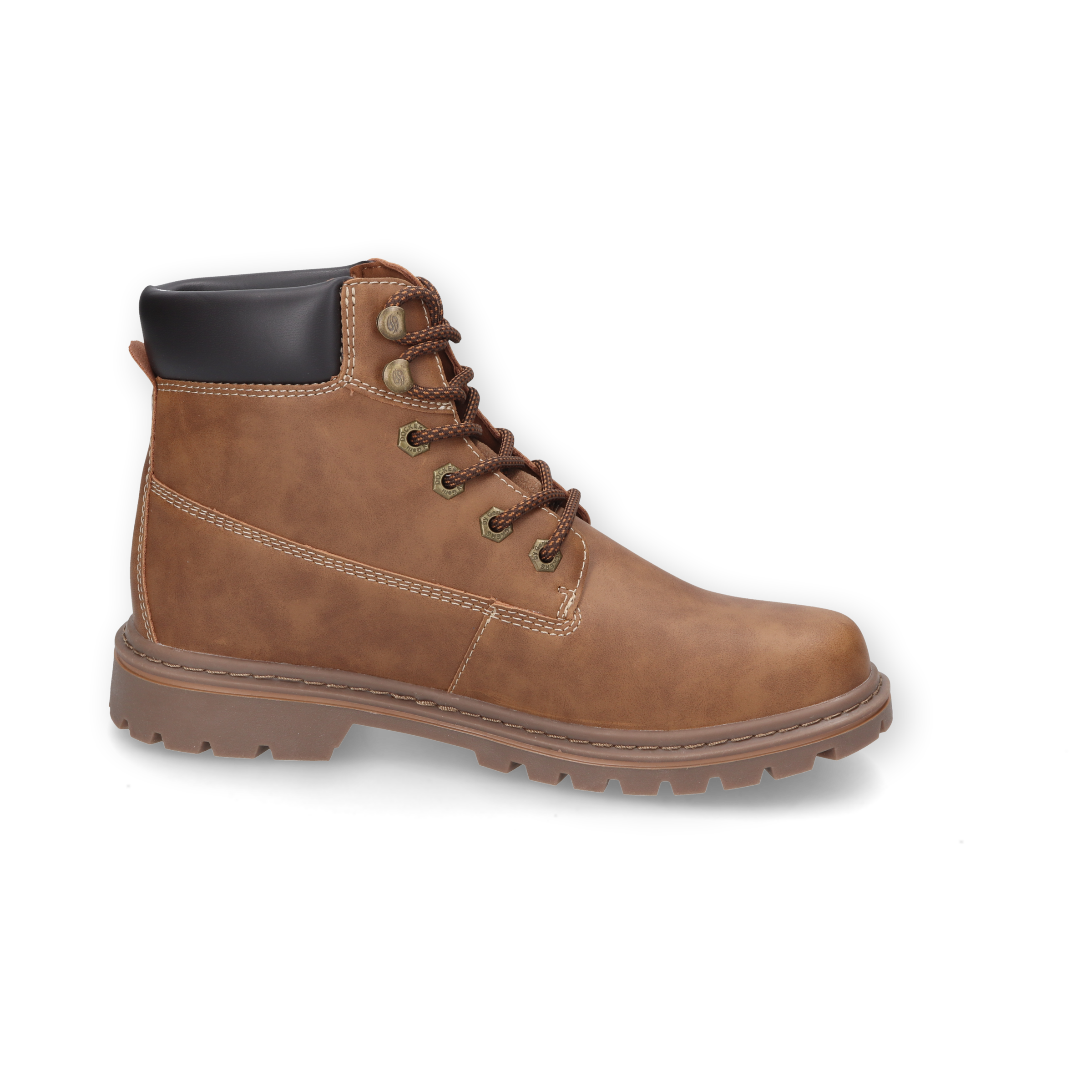 Dockers by Gerli Schnürboots, Workerboots, Schnürstiefel mit Blockabsatz