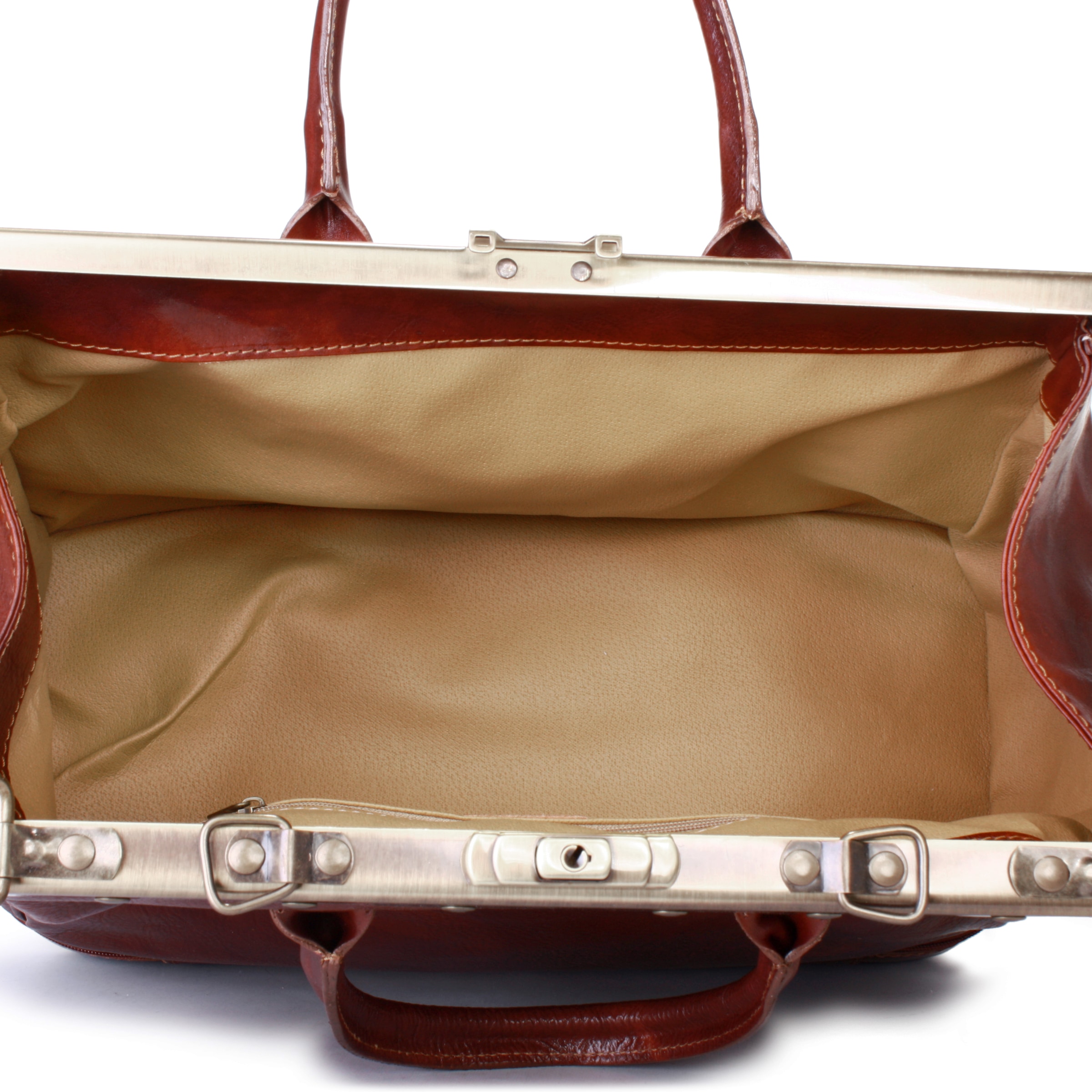 Piké Reisetasche, echt Leder, Made in Italy