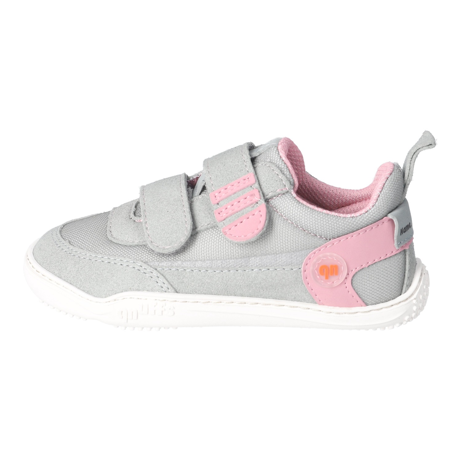 qnuffs Barfußschuh »Erle«  Klettschuh, Sneaker mit Nullsprenung, Größenschablone zum Download