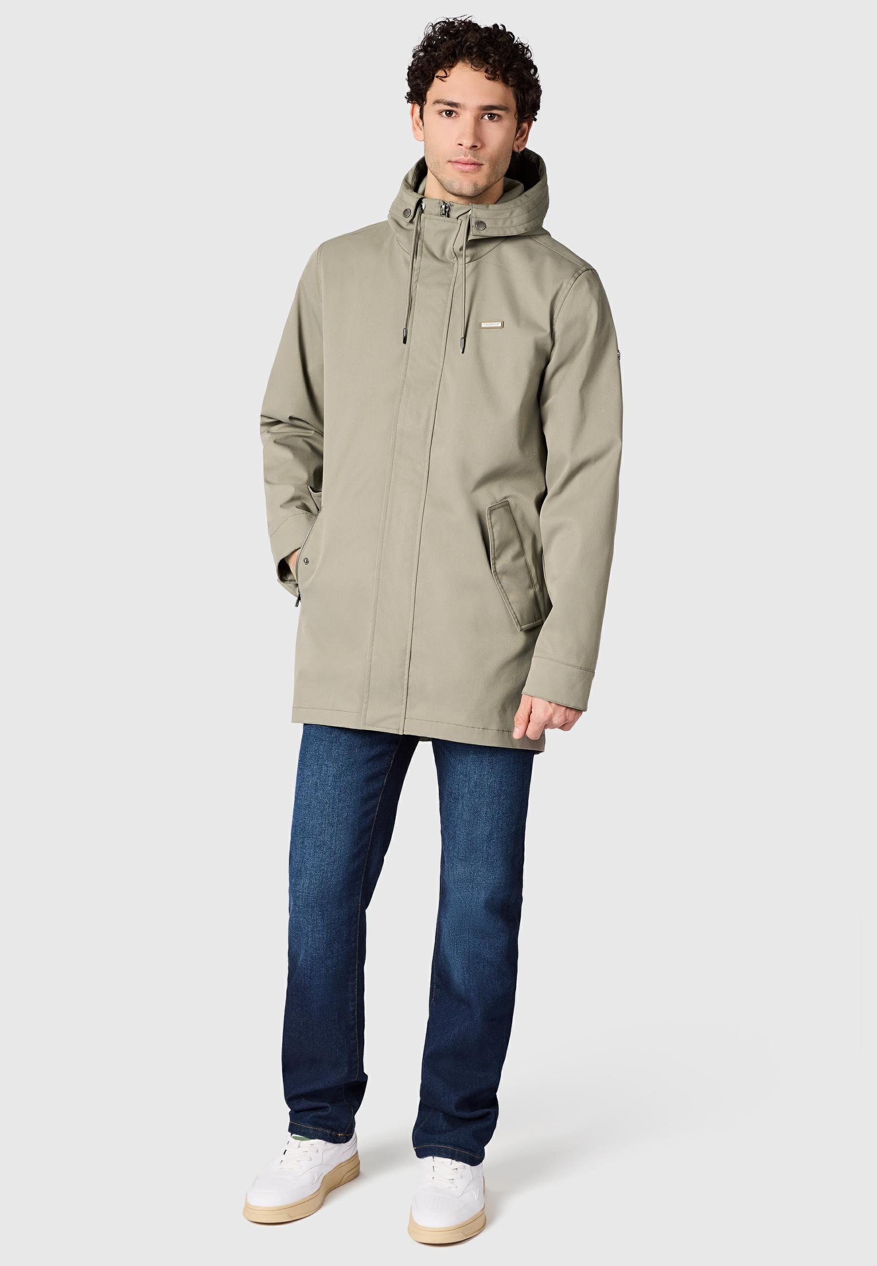 Ragwear Funktionsmantel »Mr Smithem Twill YOUMODO« Funktioneller Übergangsmantel mit Kapuze