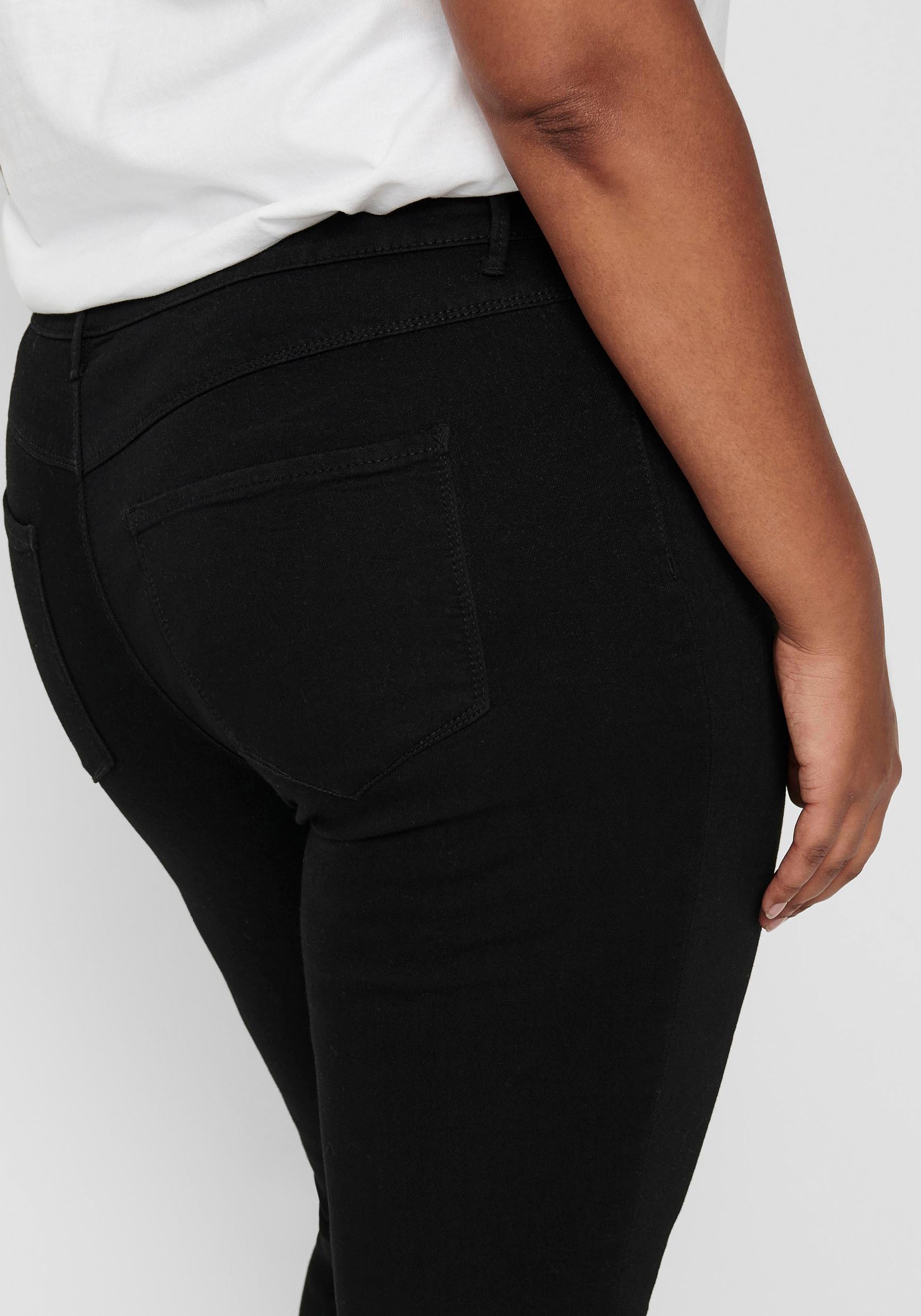 Thumbnail - ONLY CARMAKOMA Skinny-fit-Jeans "CARTHUNDER REG PUSH UP SK DNM"