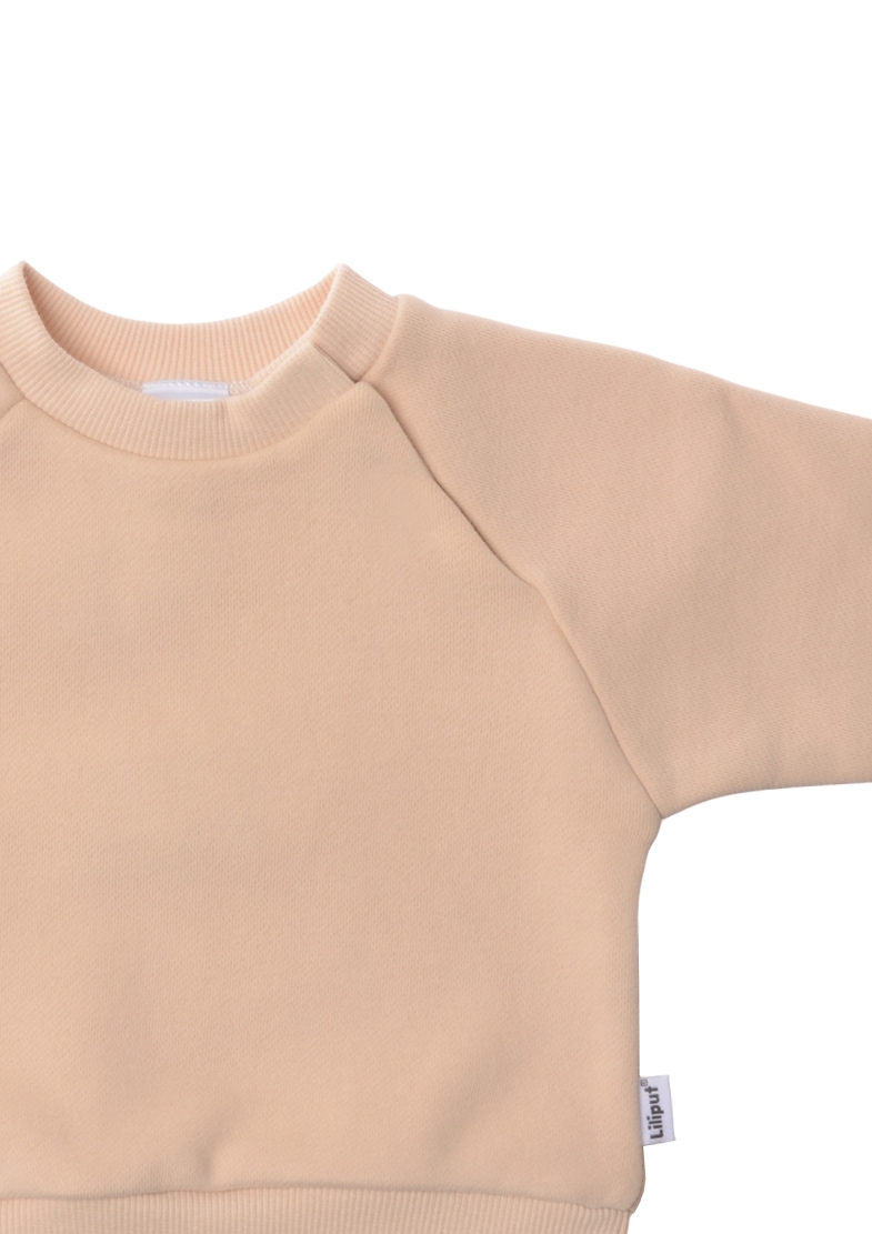 Liliput Sweatshirt »beige«, mit elastischen Rippbündchen