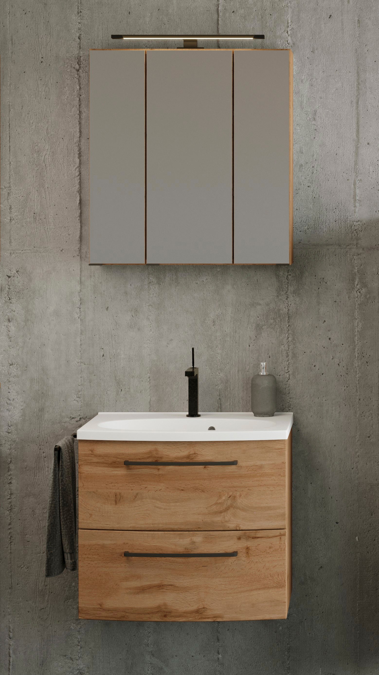 welltime Badmöbel-Set "Chicago" 2 Stk. tlg. günstig online kaufen