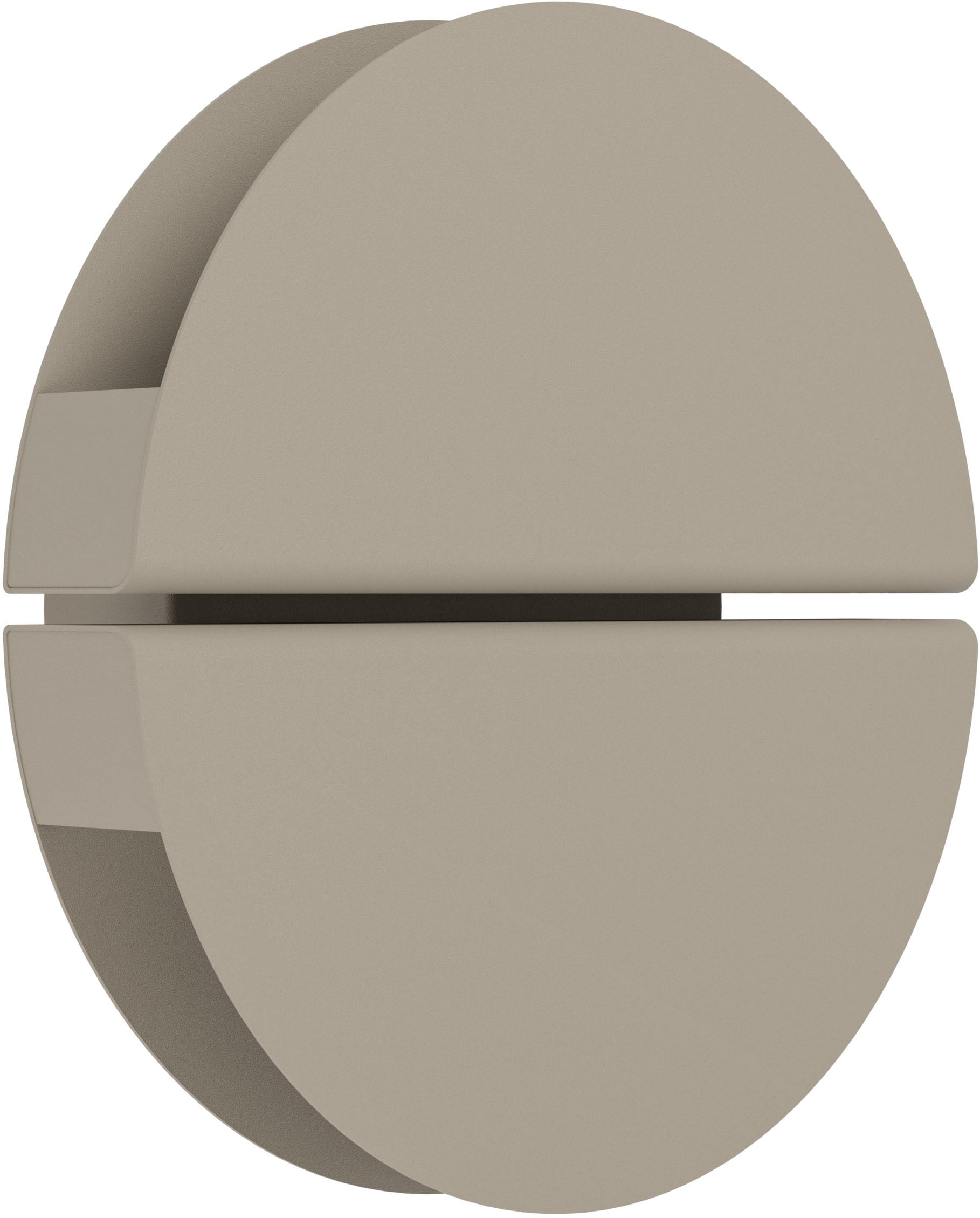 EGLO Wandleuchte "PIANOSA Wandlampe - Edelstahl - LED - 4,5W - IP20", 1, Ø 18cm, 1 Stk., beige, Kinderzimmer, Leuchten, Wandstrahler, Wandspot,