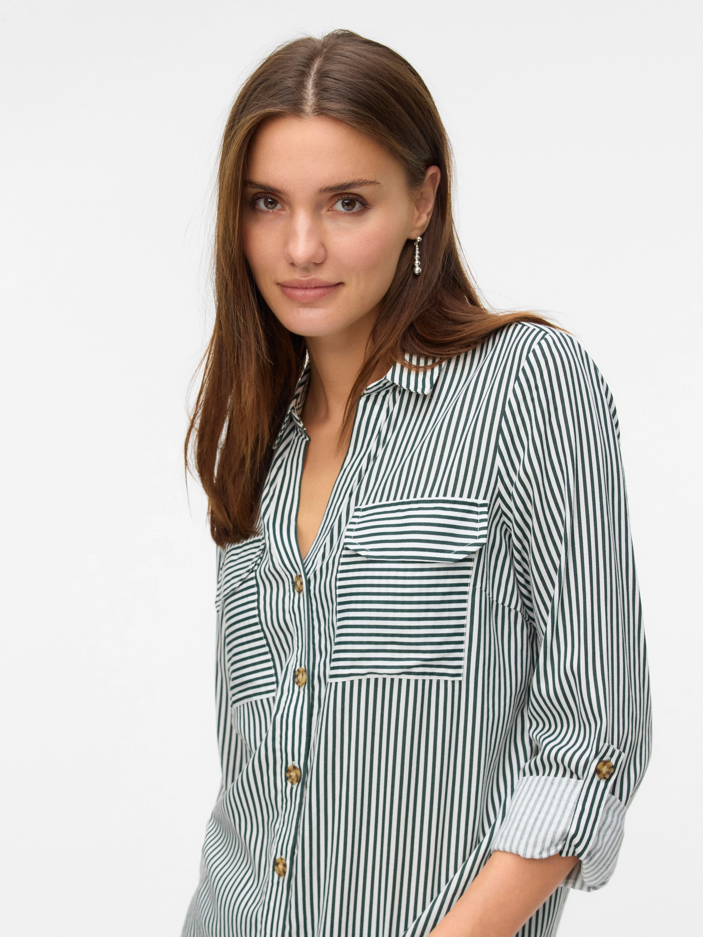 Vero Moda Hemdbluse "VMBUMPY L/S SHIRT NEW WVN GA NOOS" günstig online kaufen