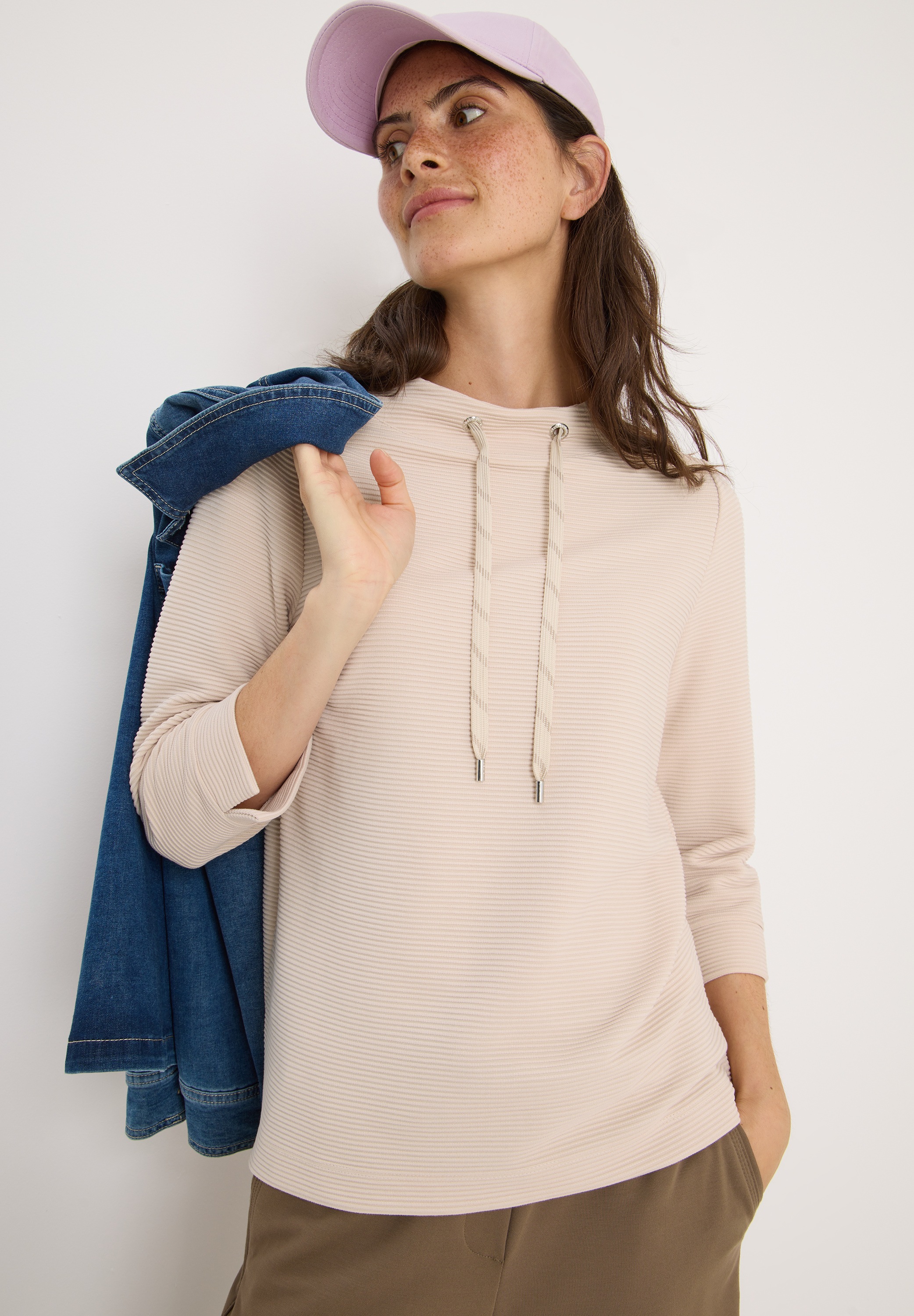 Cecil Sweatshirt, mit 3/4-Ärmeln günstig online kaufen