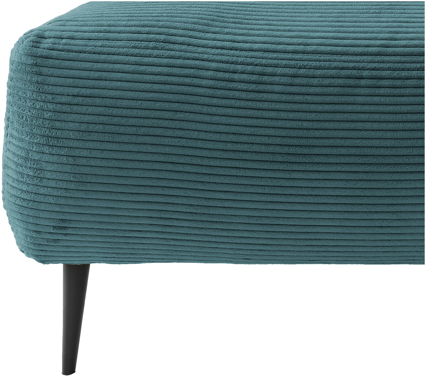 Home affaire Ecksofa »Lazio modern und bequem, schmale Armlehnen, tolle Detailverarbeitung« zwei verschiedene Fußfarben wählbar