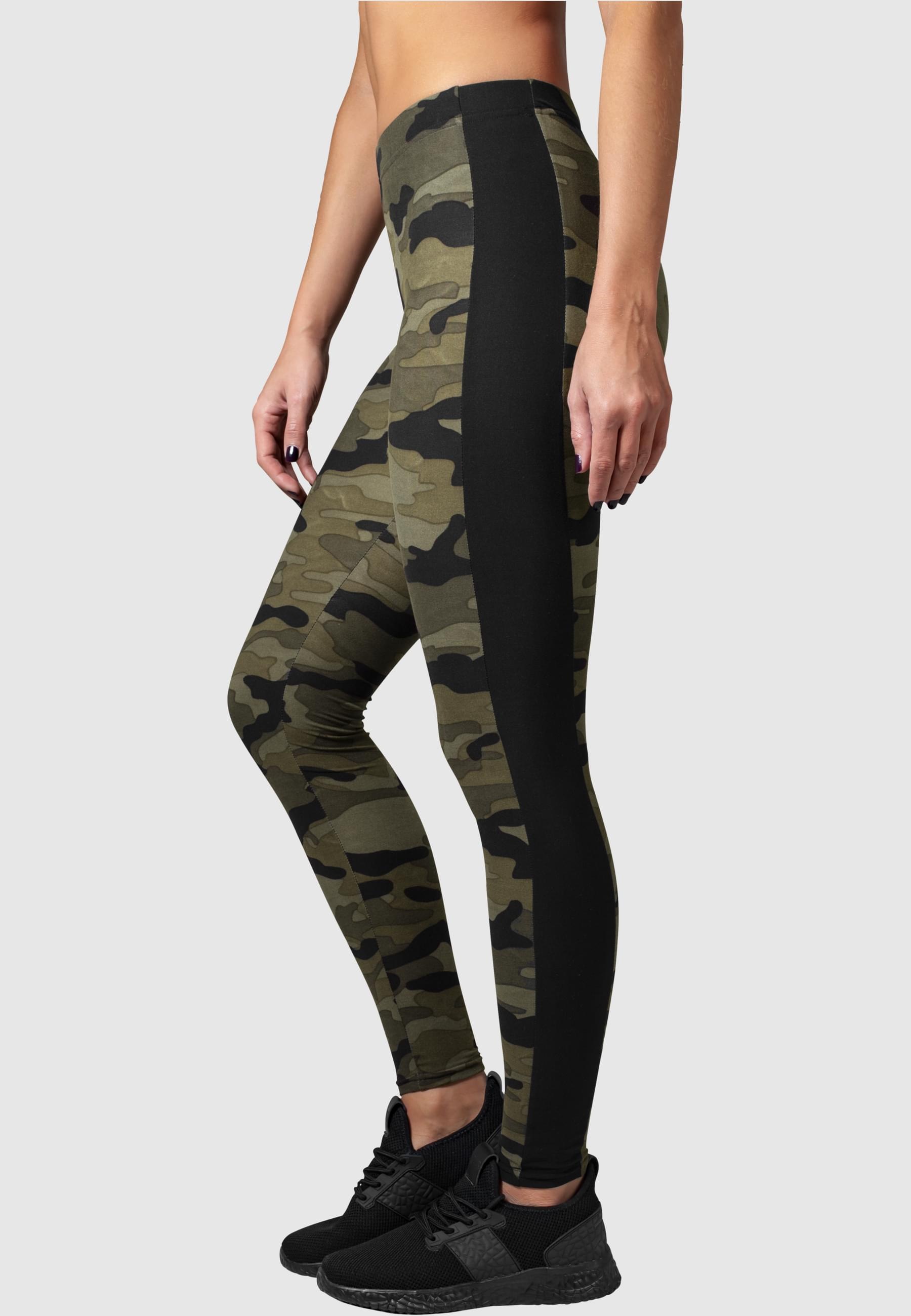 URBAN CLASSICS Leggings »Urban Classics Damen Ladies Camo Stripe Leggings«, (1 tlg.)