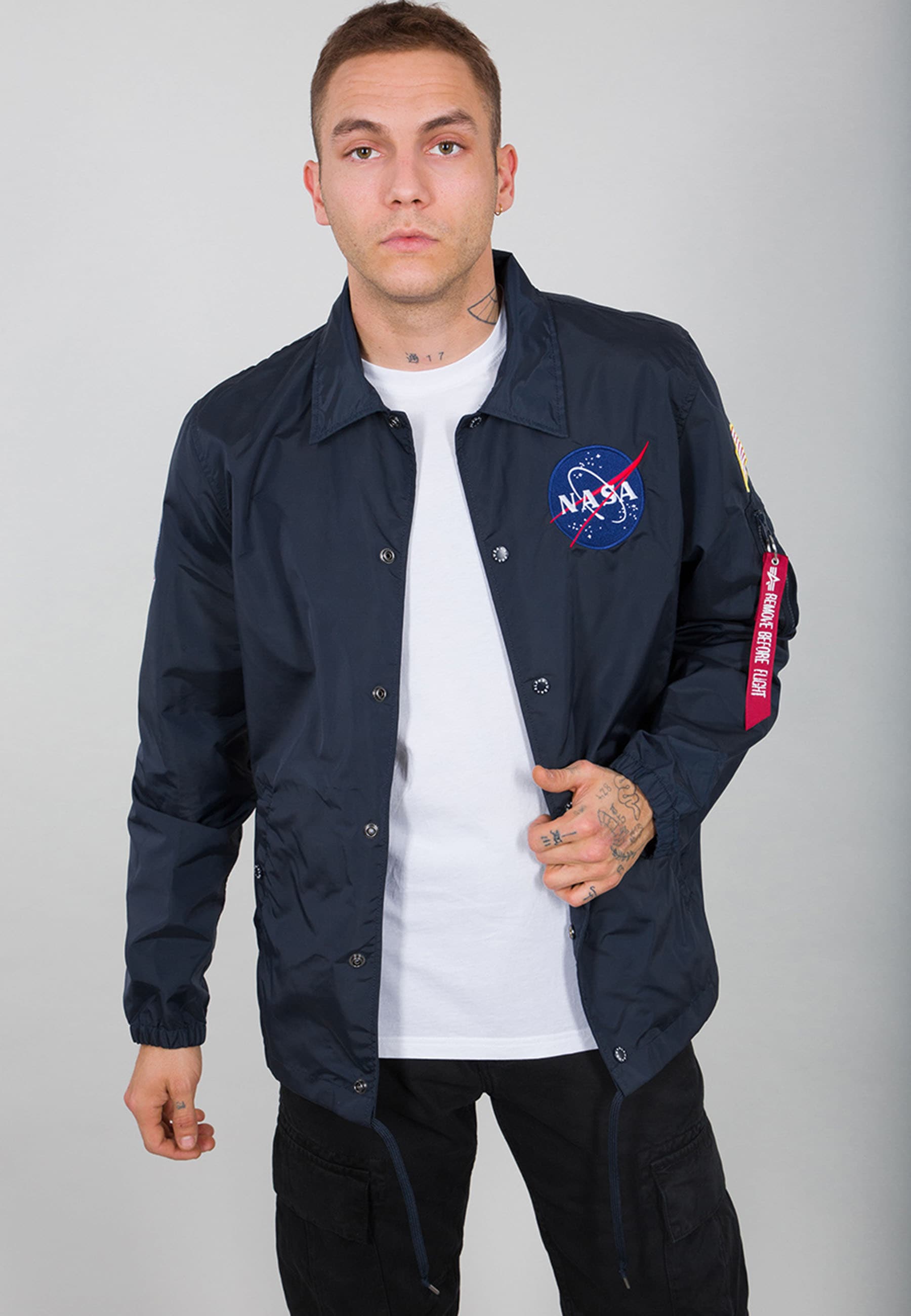 alpha industries -  Bomberjacke " Men - Utility Jackets NASA Coach Jacket"