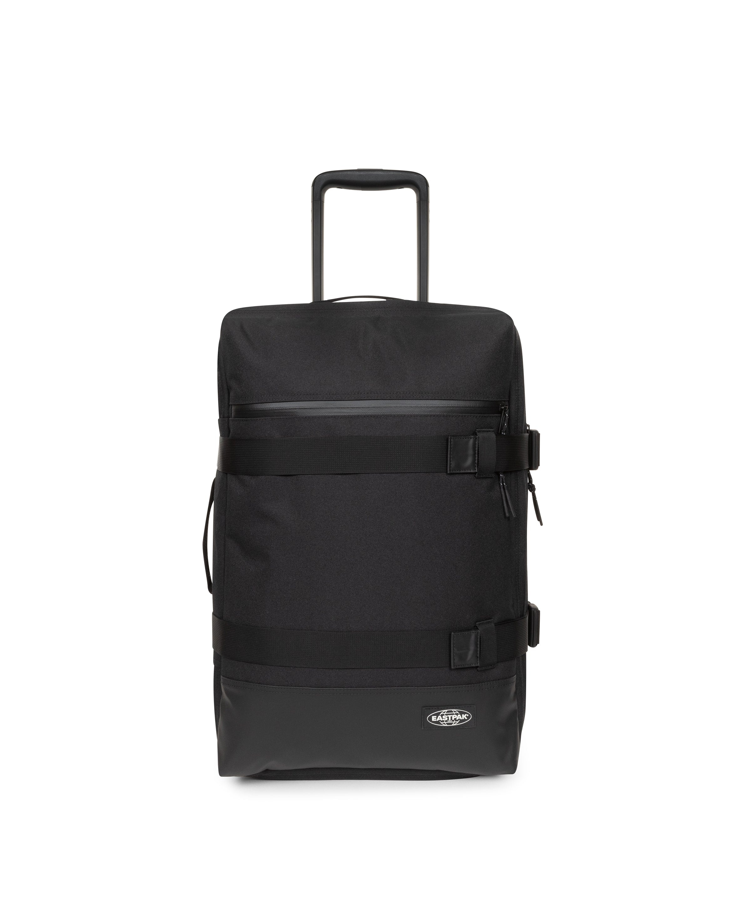 EASTPAK Weichgepäck-Trolley "ICON TRAVEL'R S ON BLACK", schwarz, Polyester, Koffer