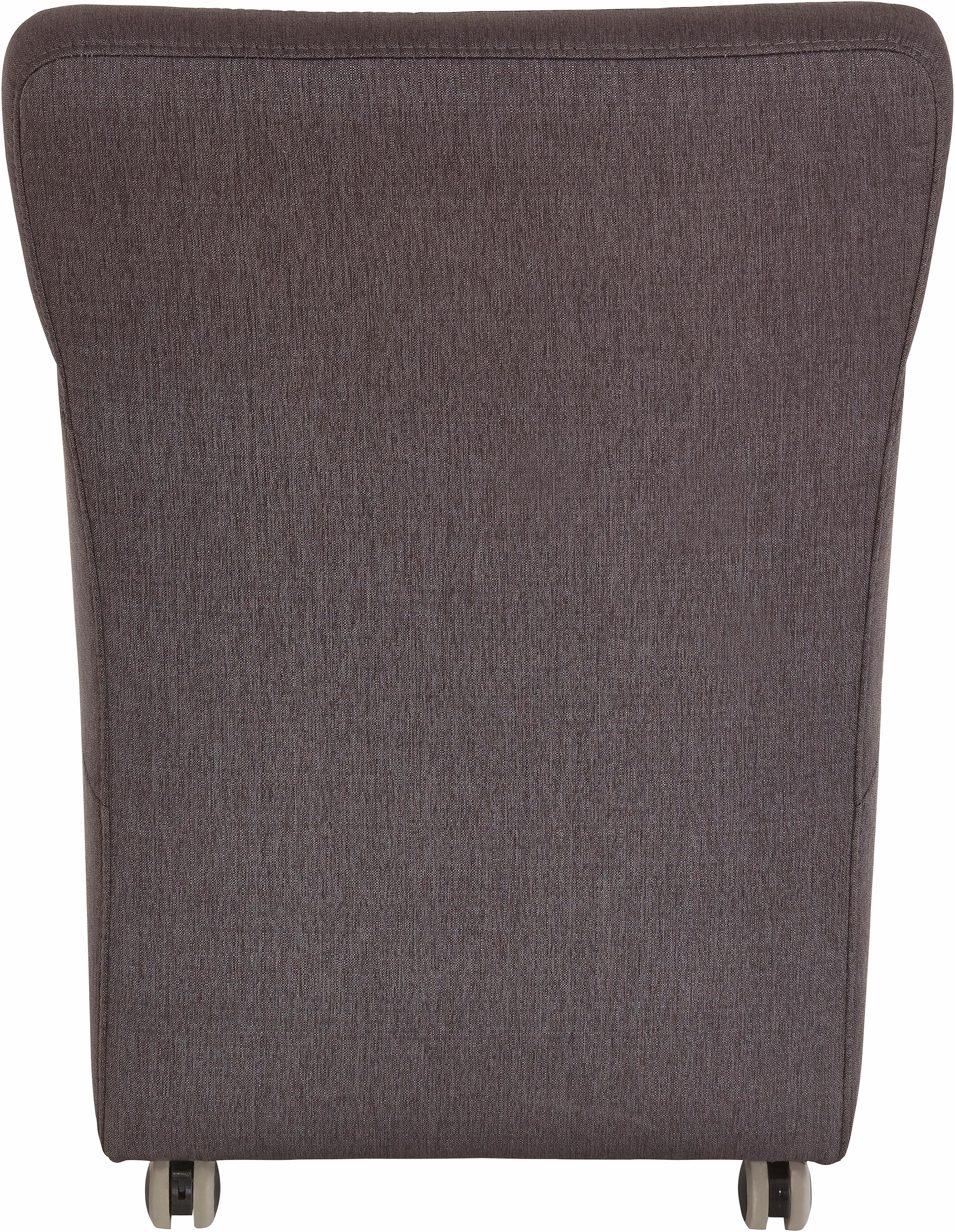 exxpo - sofa fashion Sessel »Intenso, Loungesessel, modern, wahlweise in Leder oder Textil«, hohe Bodenfreiheit, frei im Raum stellbar, hoher Sitzkomfort