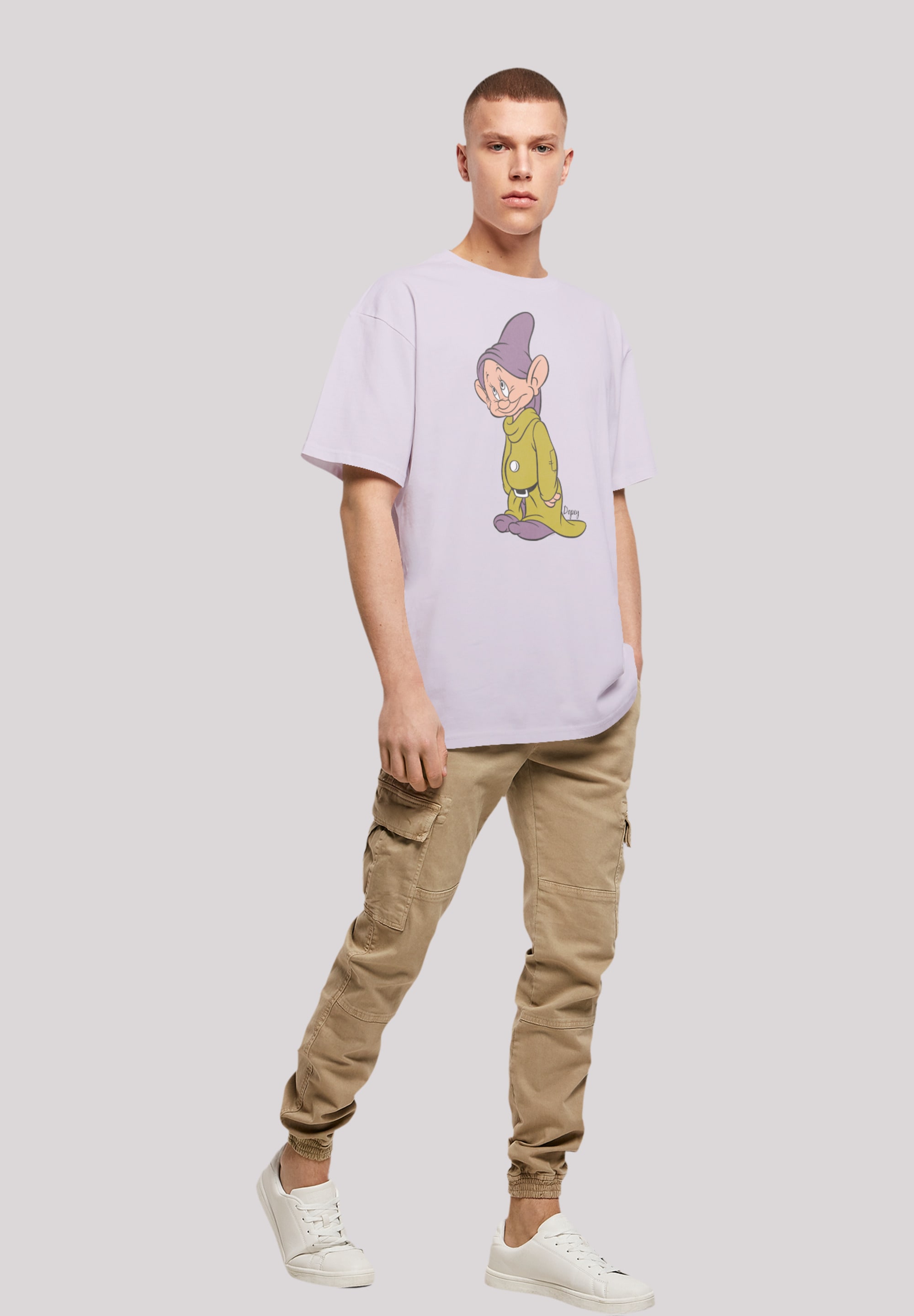 F4NT4STIC Kurzarmshirt »F4NT4STIC Herren Disney Classic Dopey with Heavy Oversize Tee«, (1 tlg.)