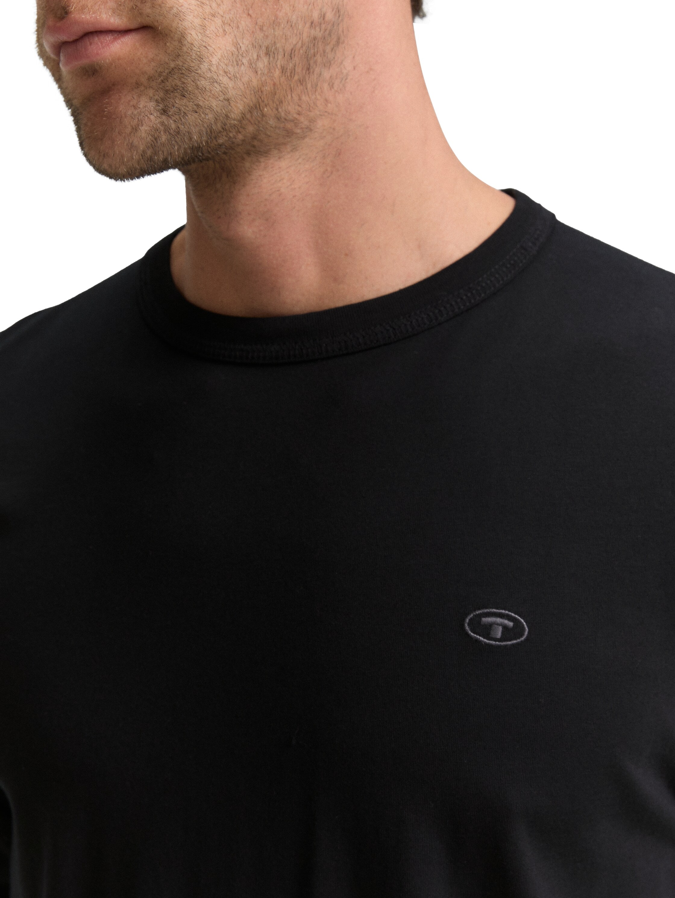 TOM TAILOR Langarmshirt, mit Logo Stickerei