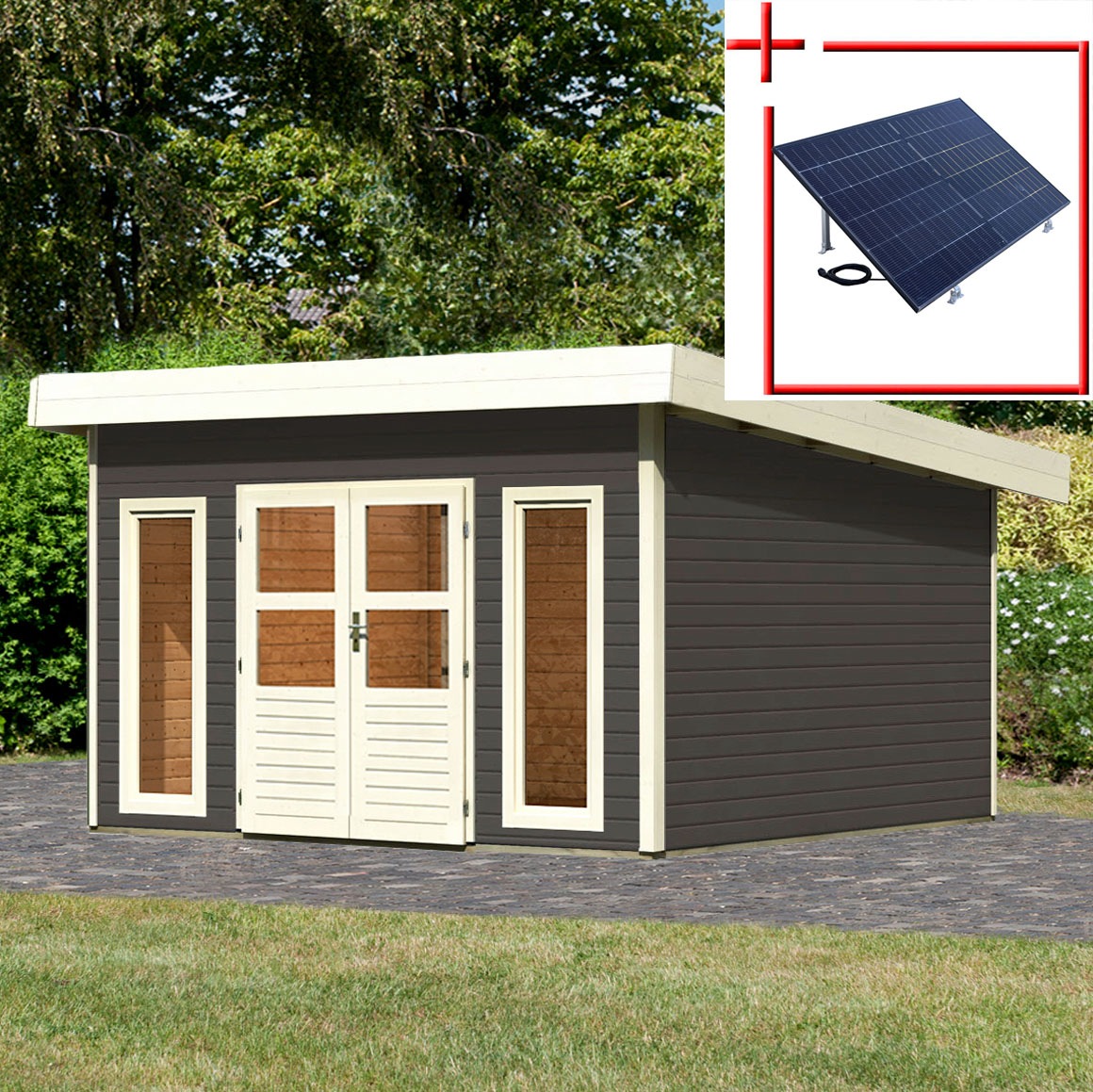 Karibu Gartenhaus "Perlsee 5" günstig online kaufen