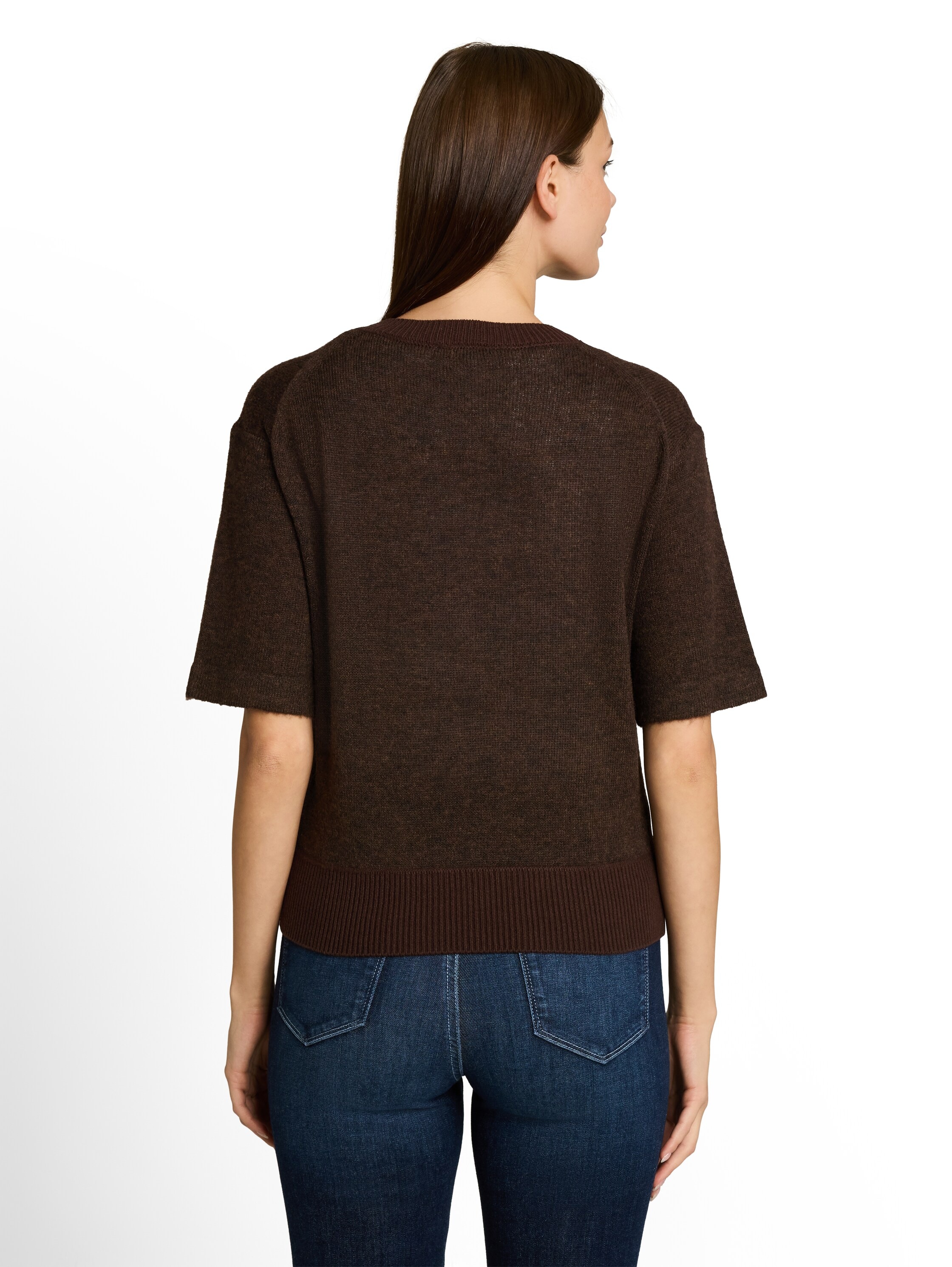 TOM TAILOR Strickpullover »Regular« Sommer-Strickpullover / Halbarm
