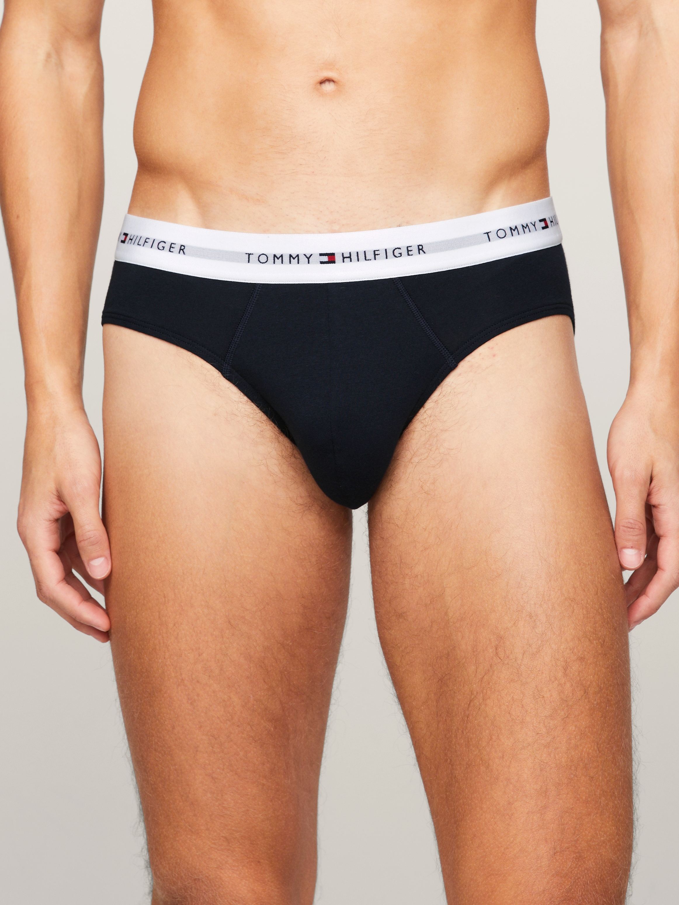 Tommy Hilfiger Underwear Slip »5P BRIEF«, (Packung, 5 St., 5er-Pack), mit Tommy Hilfiger Logo-Elastikbund