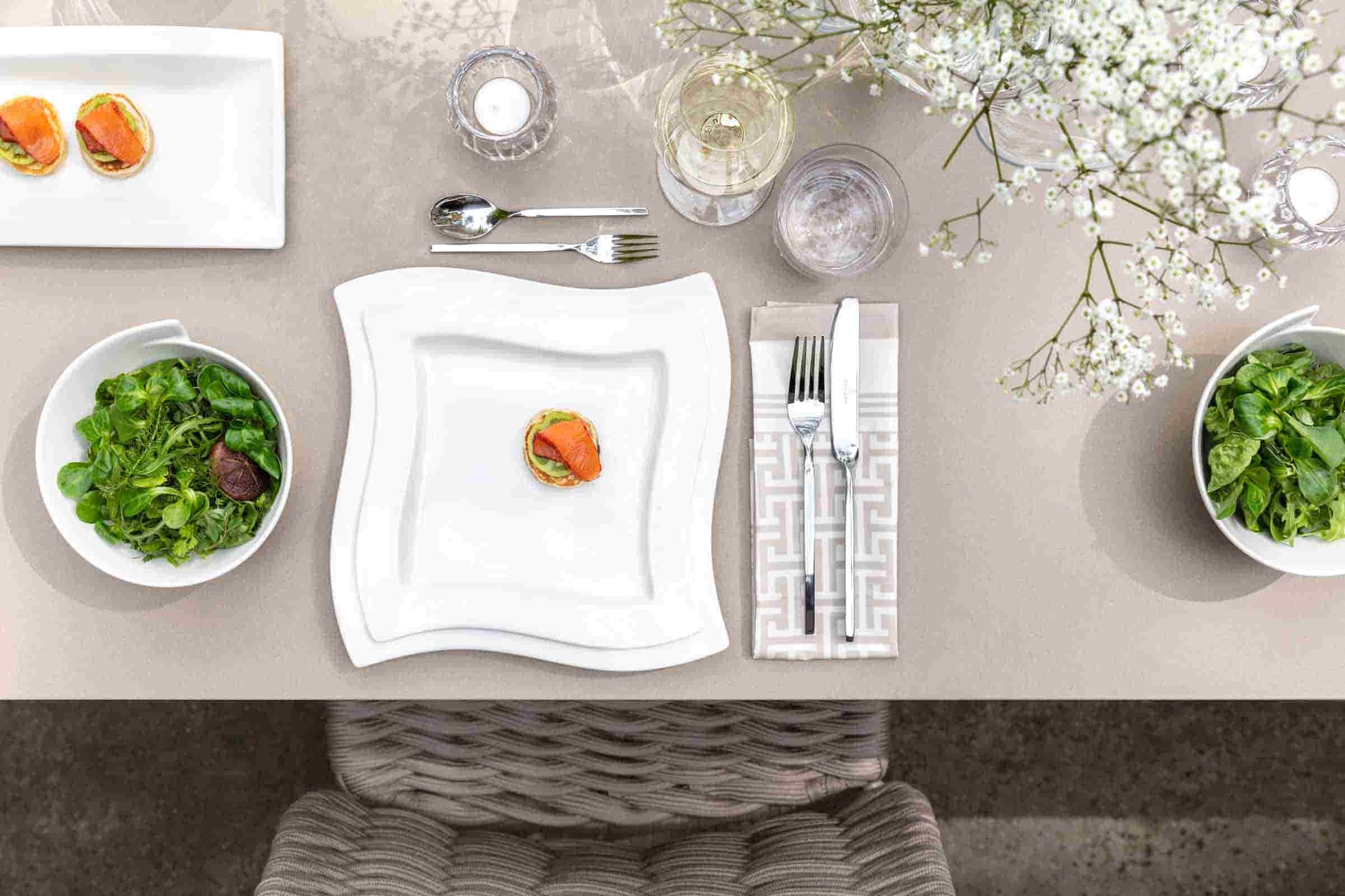 Villeroy & Boch Besteck-Set »Tafelbesteck NewWave 30er Set silber«