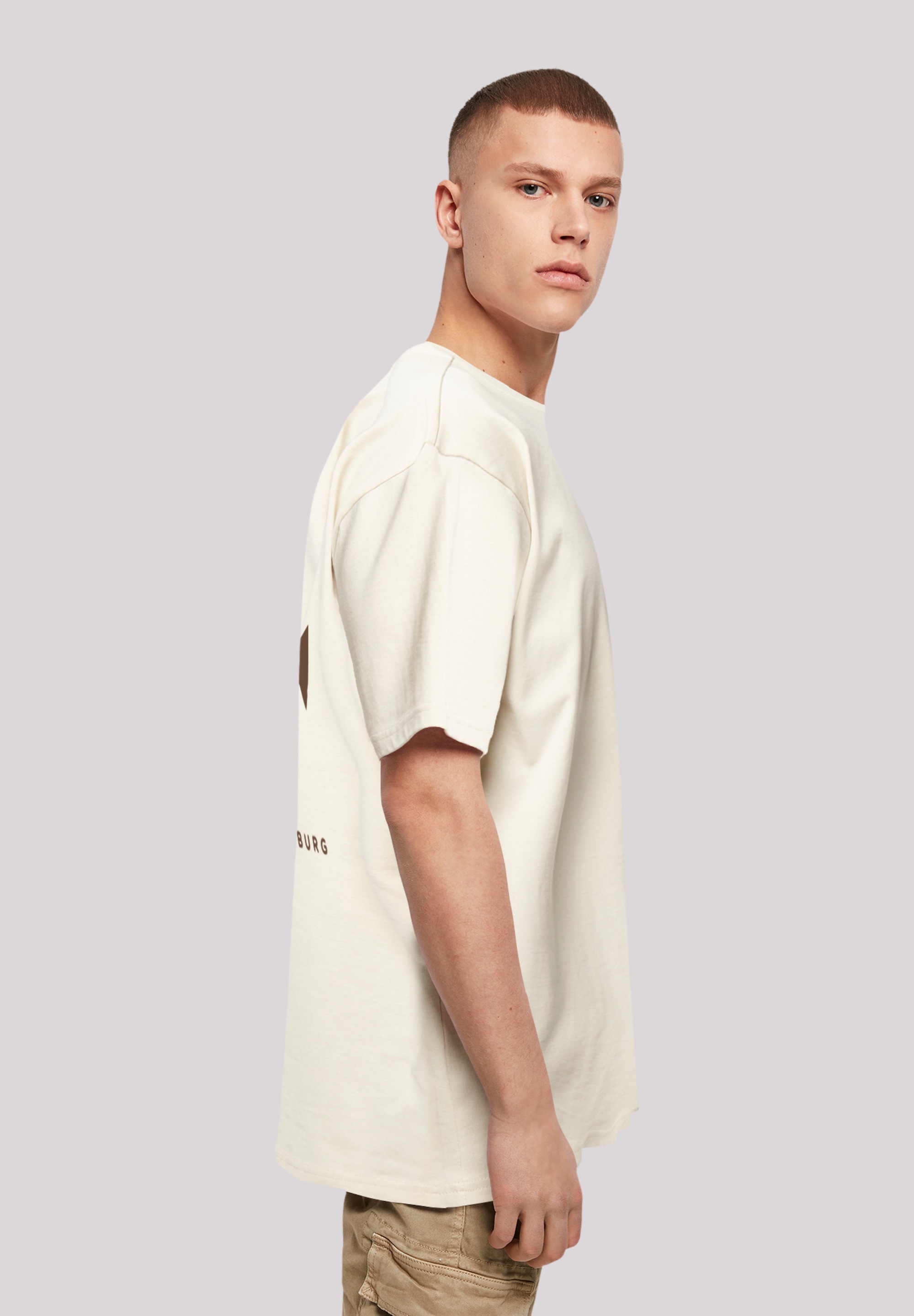 F4NT4STIC T-Shirt »North Anker Knut & Jan Hamburg« Print