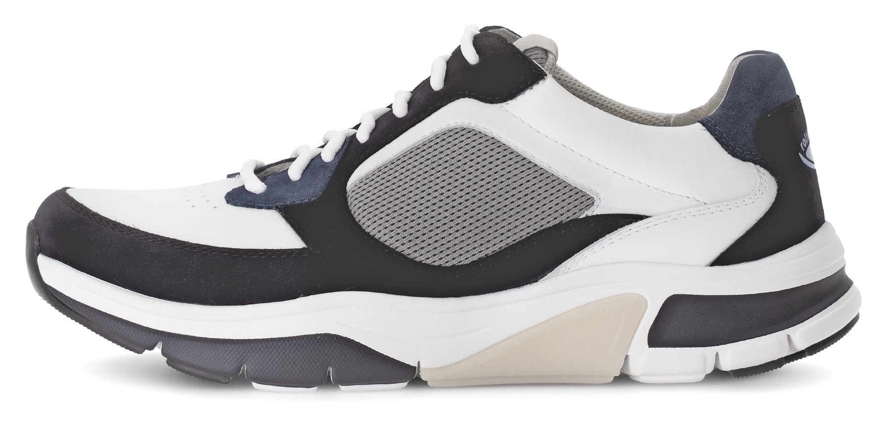 Gabor Rollingsoft Keilsneaker, Freizeitschuh, Halbschuh, Schnürschuh mit Logo an der Ferse, G-Weite