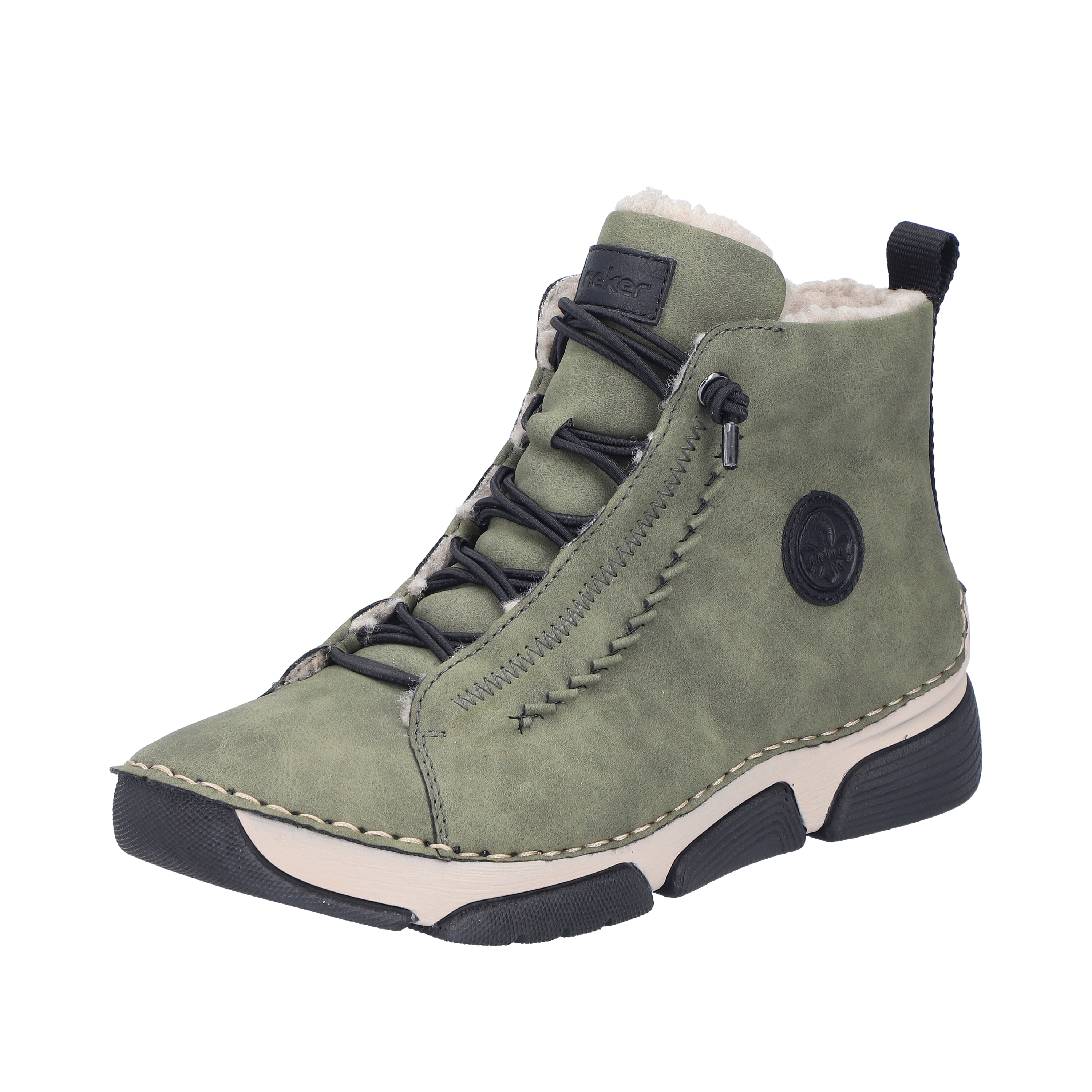 Rieker Winterstiefelette, Outdoorboots, Warmfutter, mit Innenreißverschluss