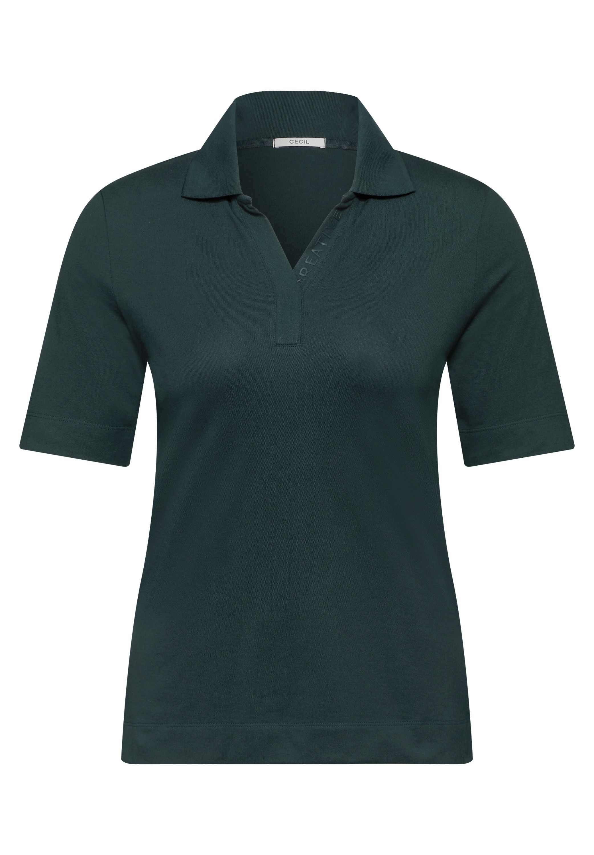 Cecil Poloshirt, aus softem Materialmix