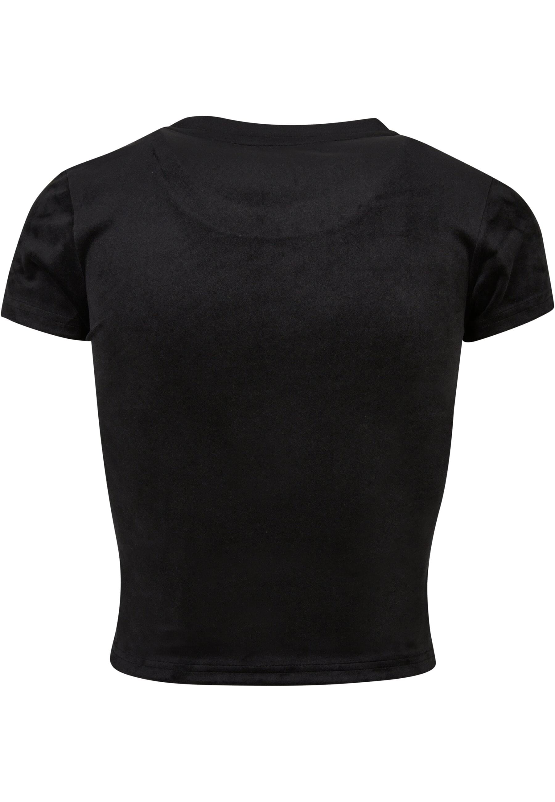 URBAN CLASSICS Langarmshirt »Damen Ladies Short Velvet Tee«, (1 tlg.) für  kaufen | BAUR