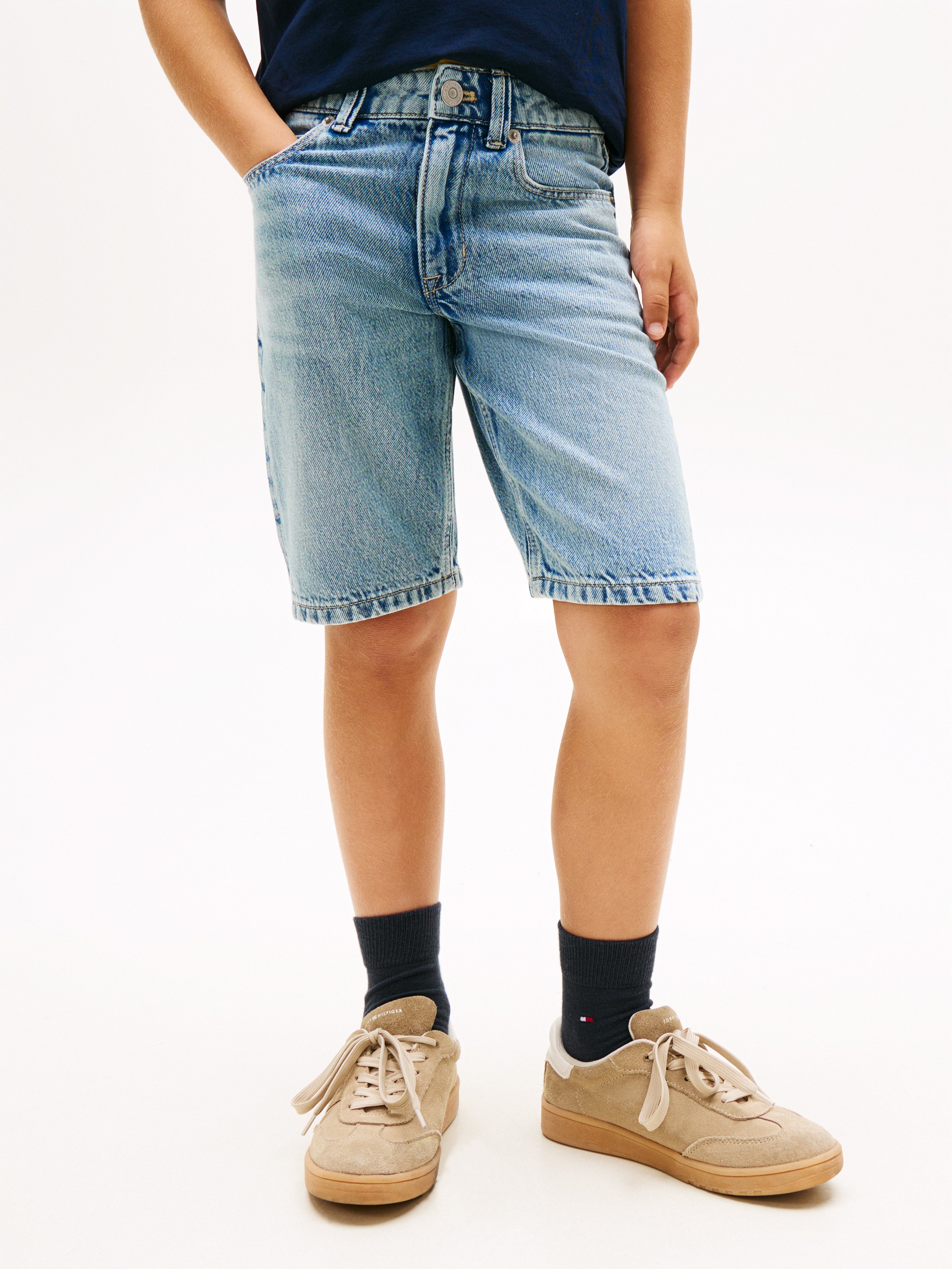 Tommy Hilfiger Short en Jean Straight Denim Fille 2