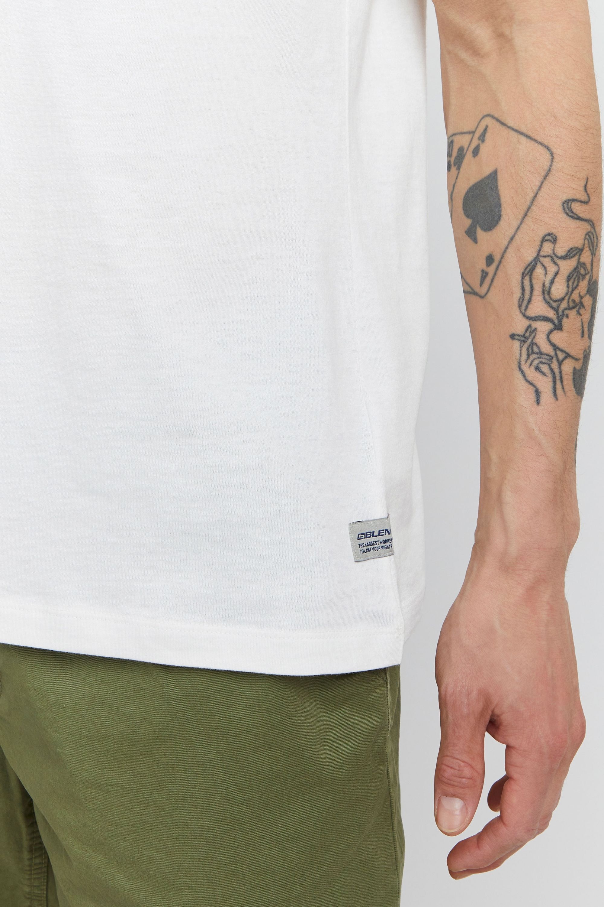 BLEND BHAdamus T-Shirt White Size L 6