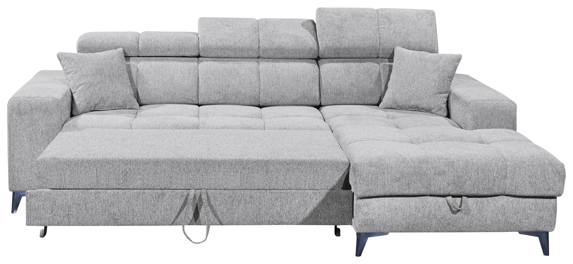 Thumbnail - ED EXCITING DESIGN Ecksofa "Sydney L-Form", mit Bettfunktion, Bettkasten, Kopfteilverstellung & 2 Zierkissen