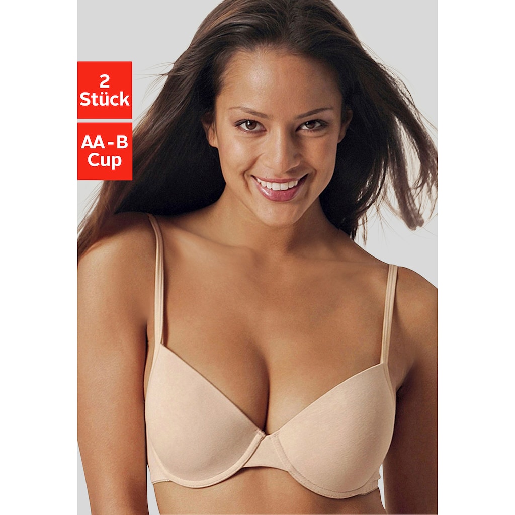 petite fleur Push-up-BH, (Packung, 2 Stück)