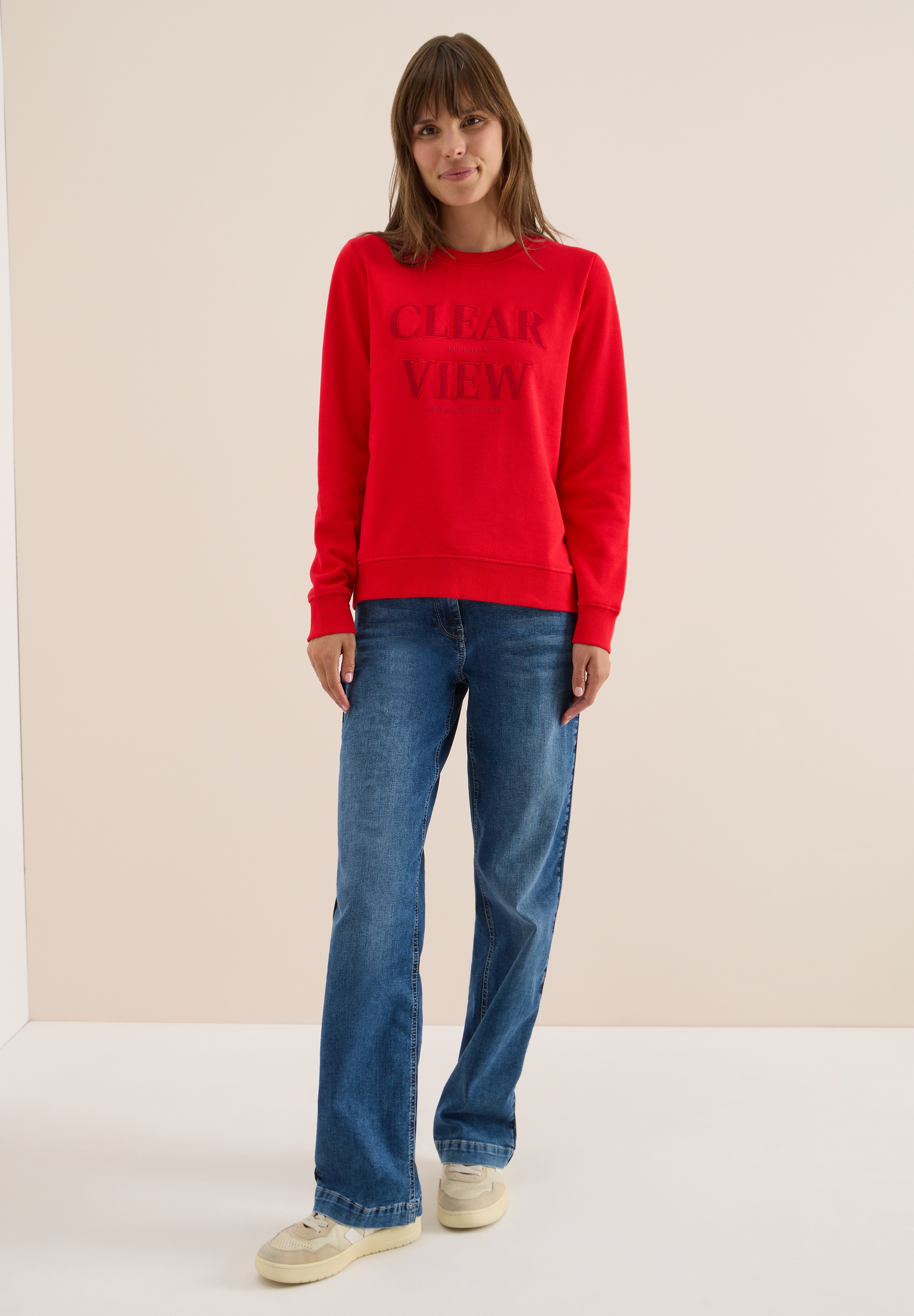 Cecil Sweatshirt, aus reiner Baumwolle