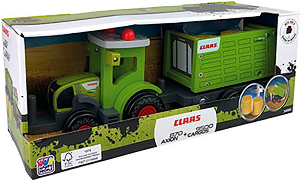 Happy People Spielzeug-Traktor »CLAAS Kids Axion 870«, aus Holz, mit Kipper