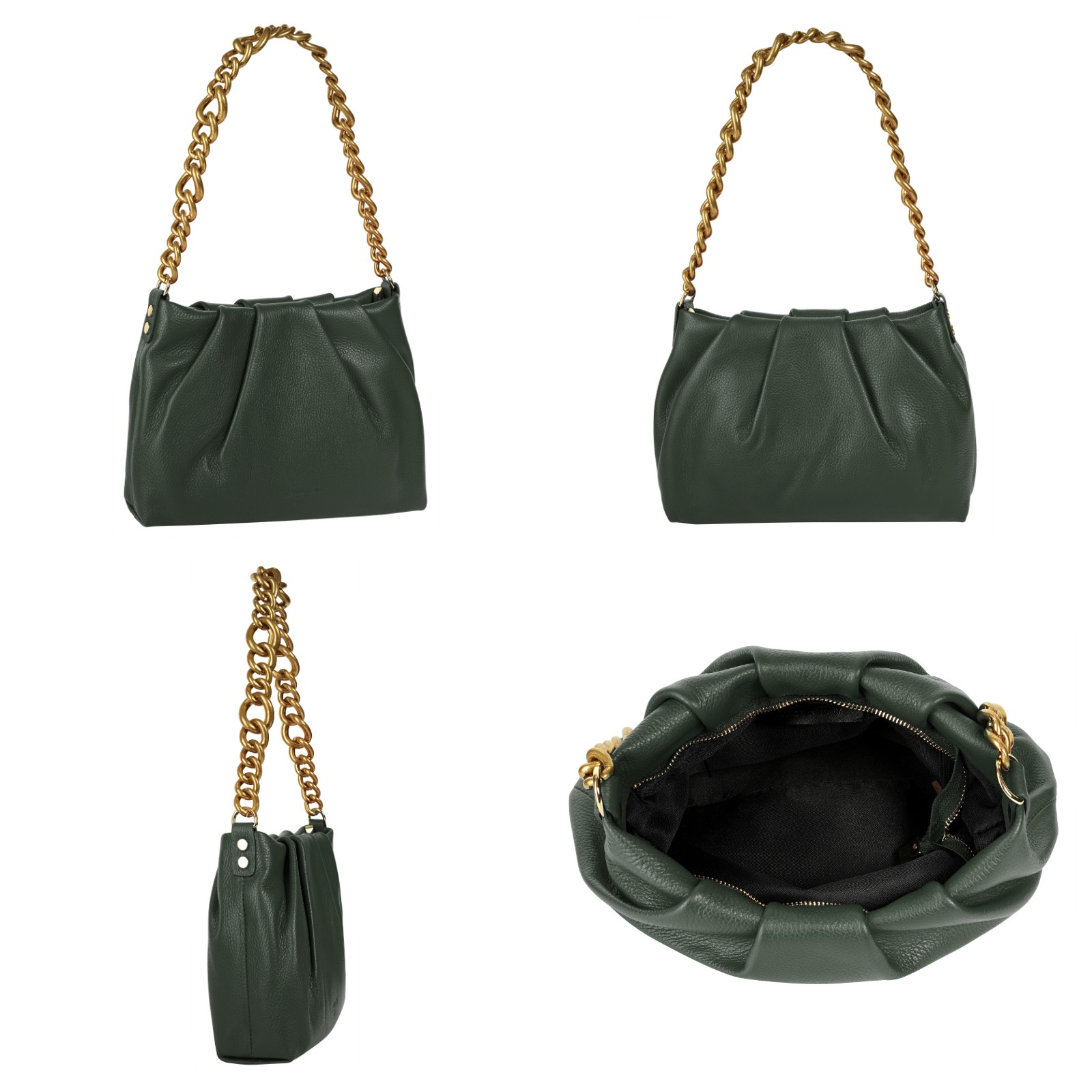 Samantha Look Umhängetasche echt Leder, Made in Italy günstig online kaufen