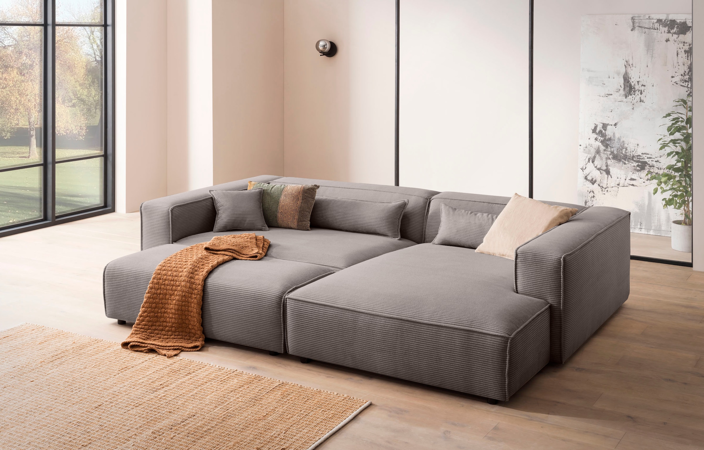 LeGer Home by Lena Gercke Polsterecke "PIARA XXL, L-Form mit Schlaffunktion günstig online kaufen