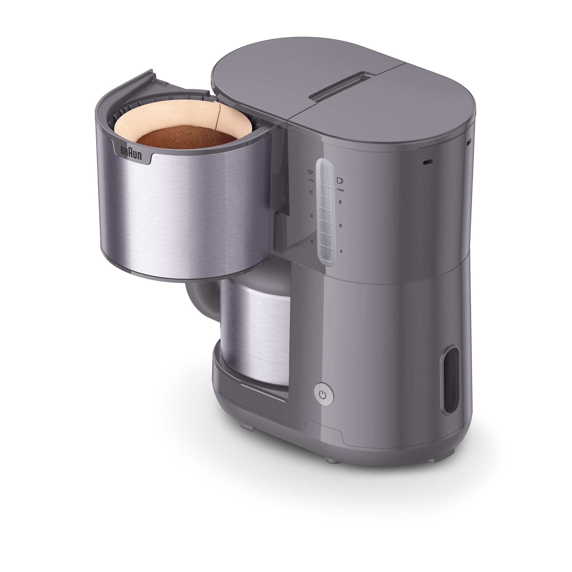 Braun Filterkaffeemaschine »PurShine KF1505 BK«, 1,2 l Kaffeekanne, Papierfilter, Thermokanne