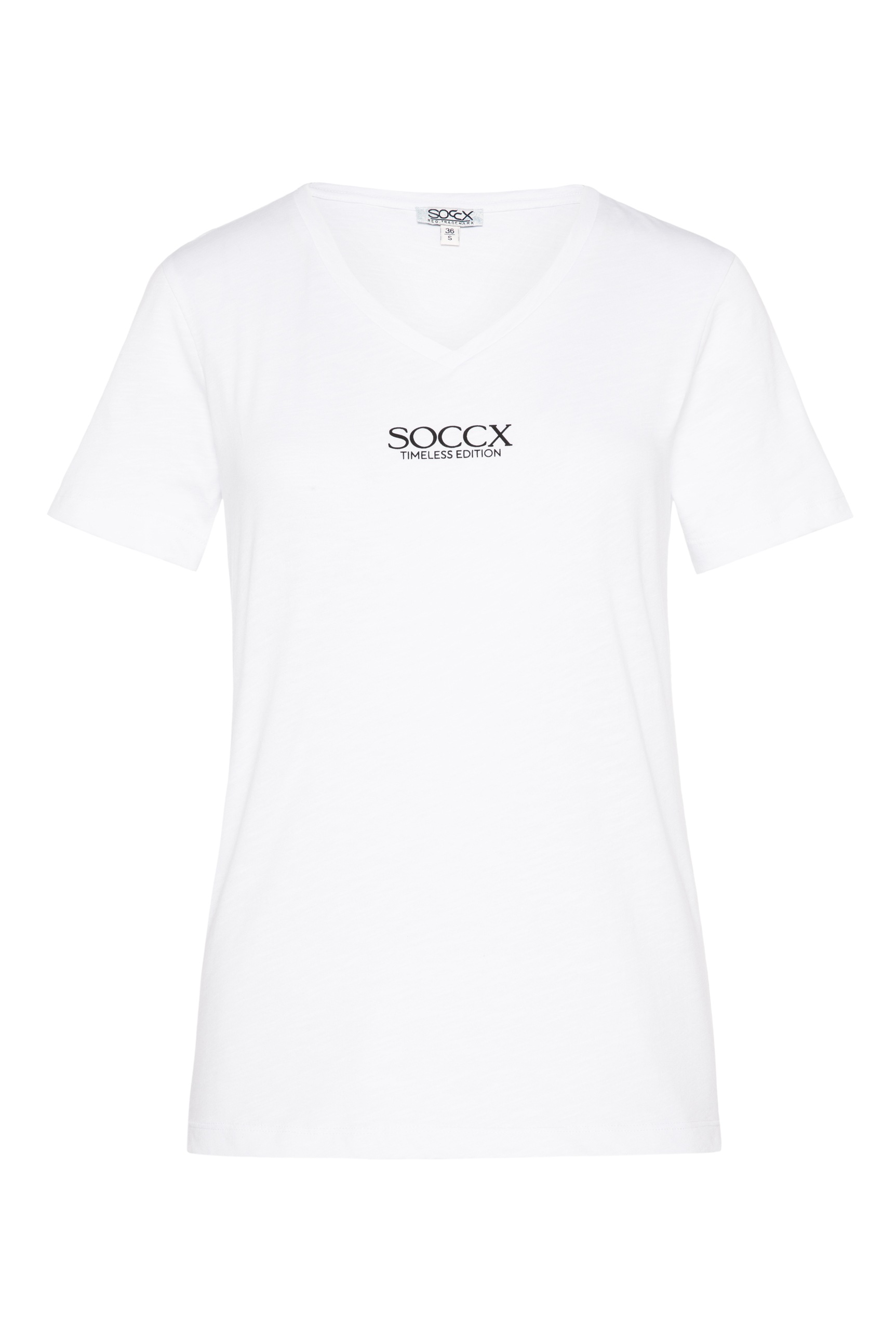 SOCCX V-Shirt, aus Baumwolle