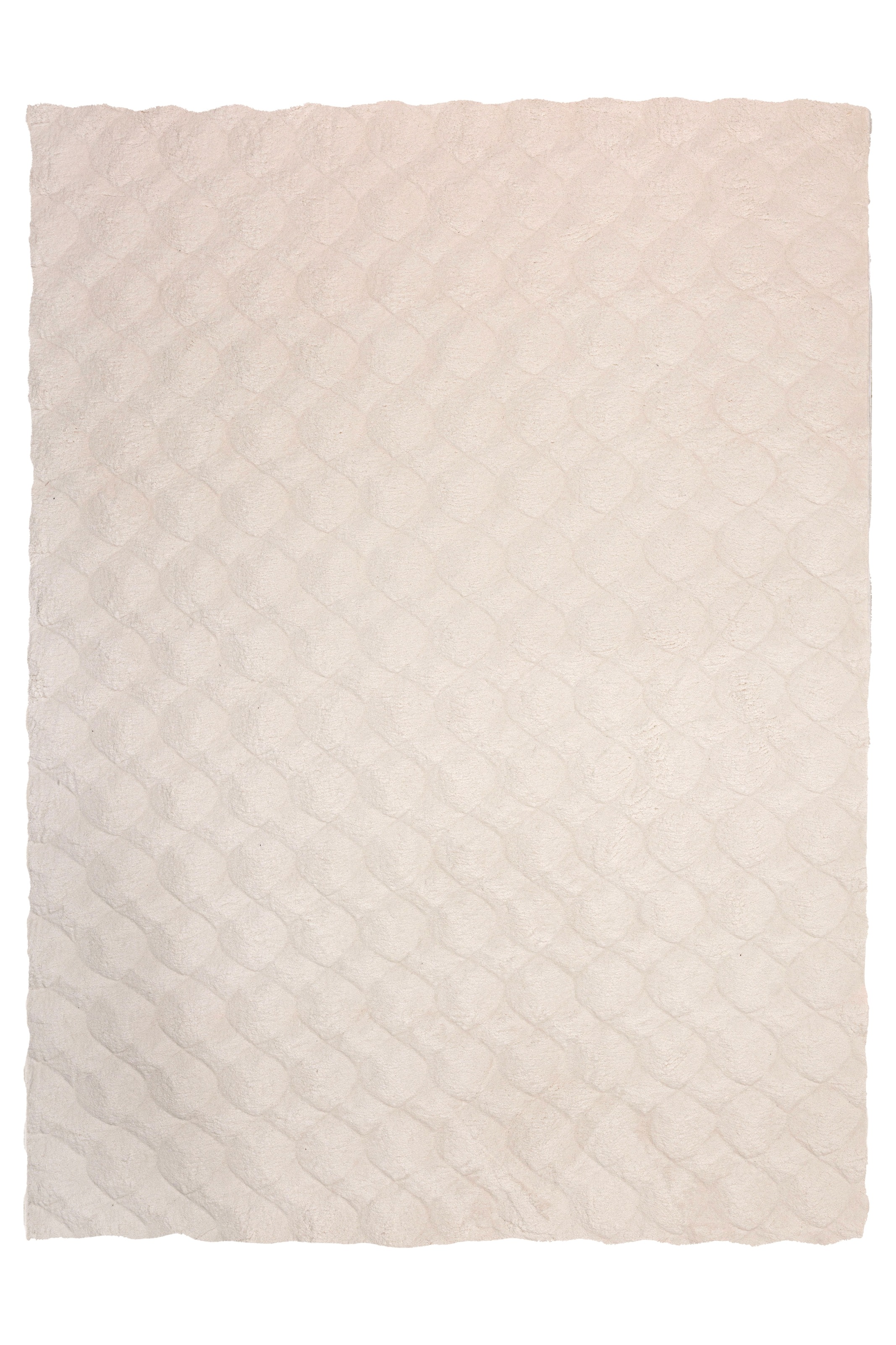 Teppich KAYOOM, B:80cm H:30mm L:150cmcreme, Polyester, Teppiche, "Royal Glow 825", Hochflor