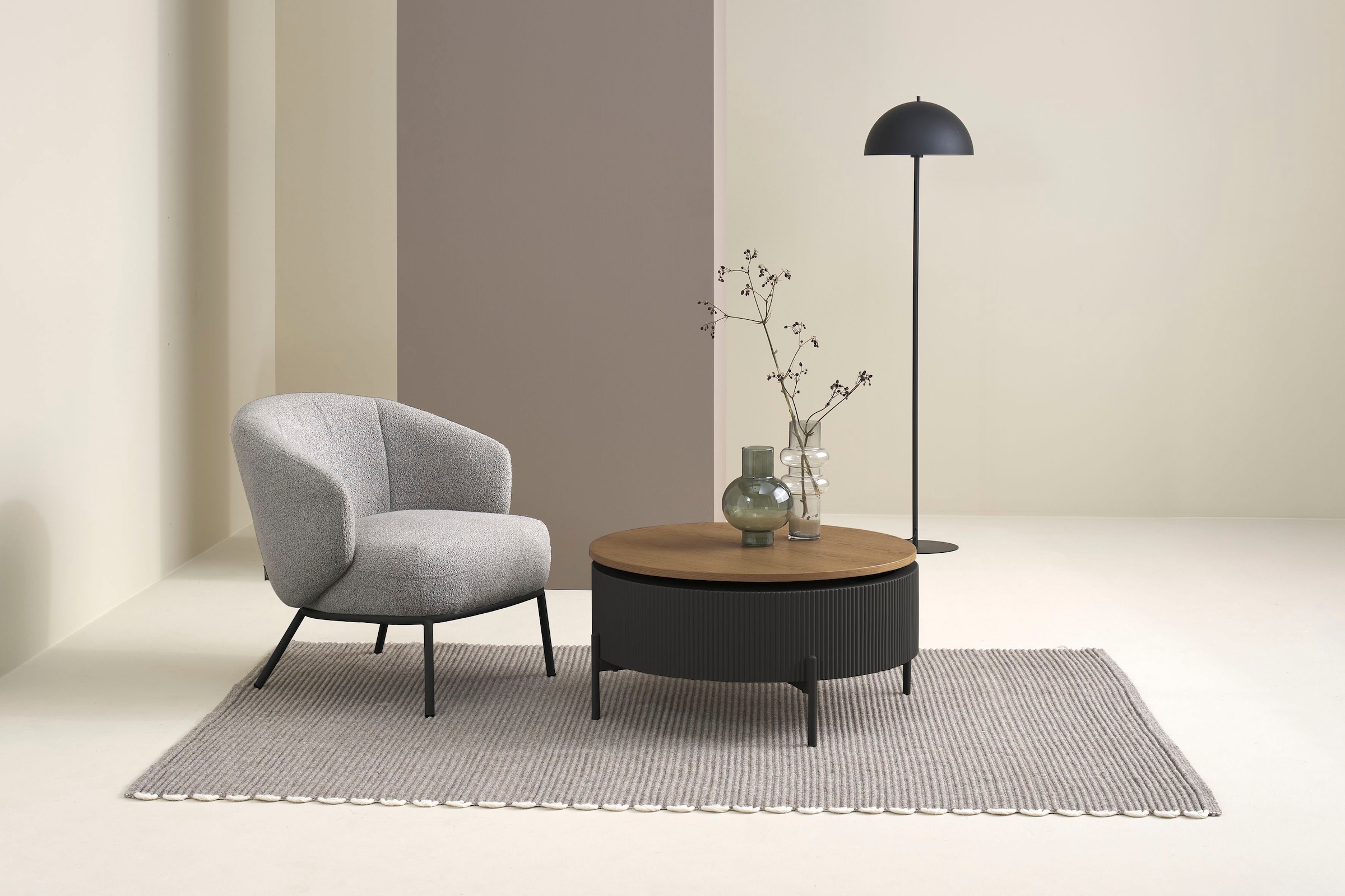 SCHÖNER WOHNEN-Kollektion Loungesessel "SELVIK" 1 Stk. tlg. mit Taschenfede günstig online kaufen