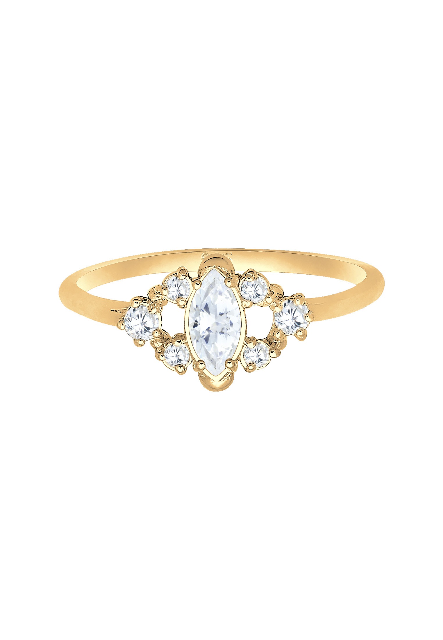 Elli Verlobungsring »Verlobungsring Zirkonia Weiß 925 Sterling Silber«