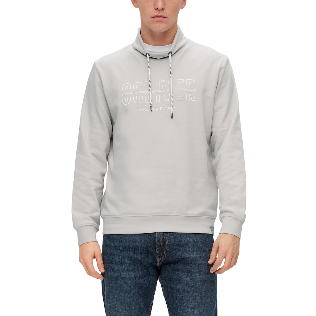 s.Oliver Sweatshirt, mit Frontprintlogo