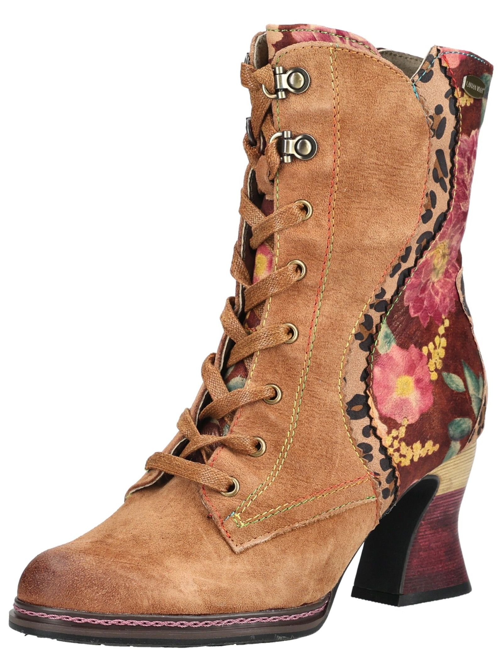 LAURA VITA Schnürstiefelette "LAURA VITA Stiefelette Leder/Textil"