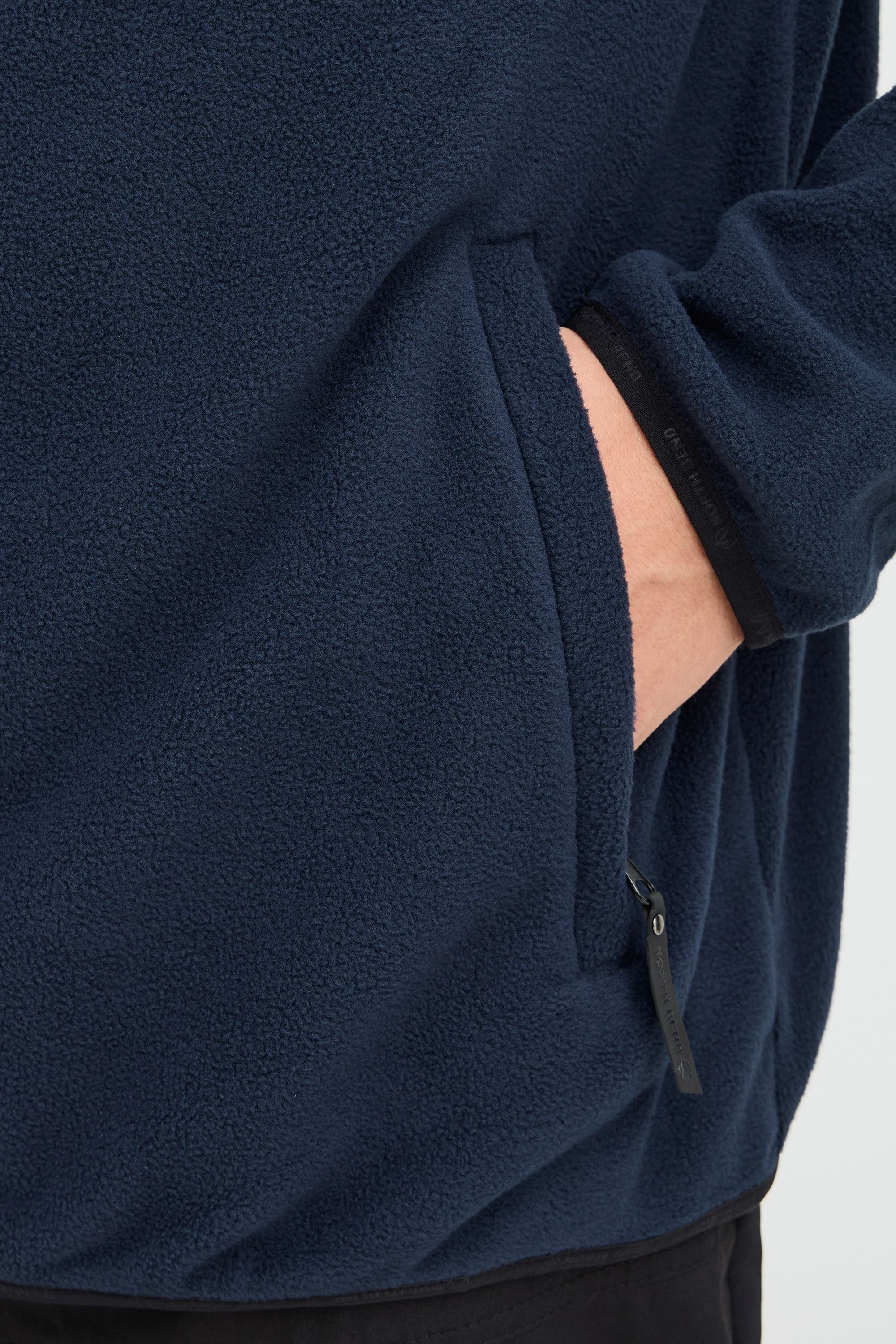 North Bend Fleecejacke »Fleecejacke NBDean M«, ohne Kapuze